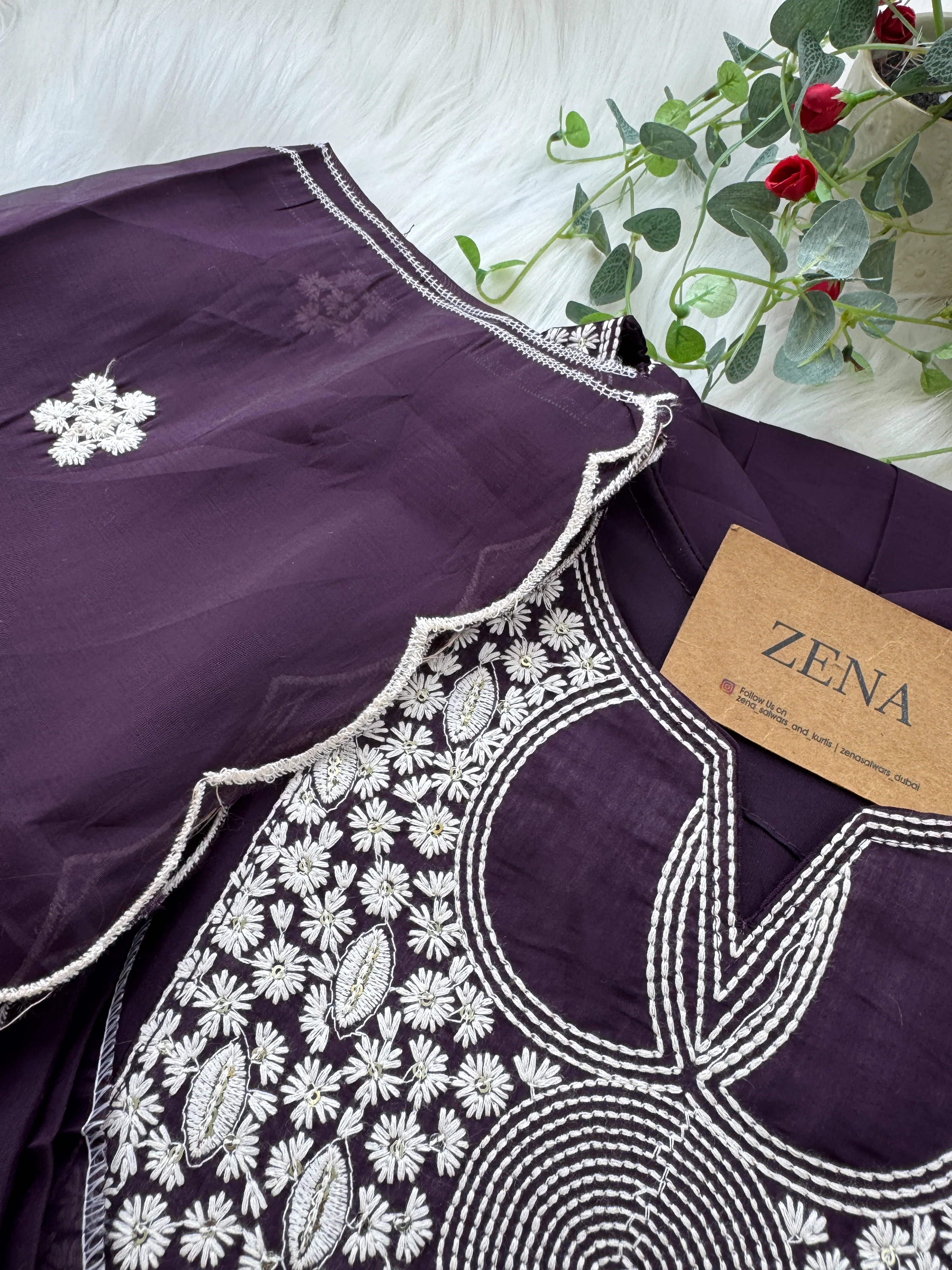π Mul Chanderi Embroidered Anarkali Set π - Image 8