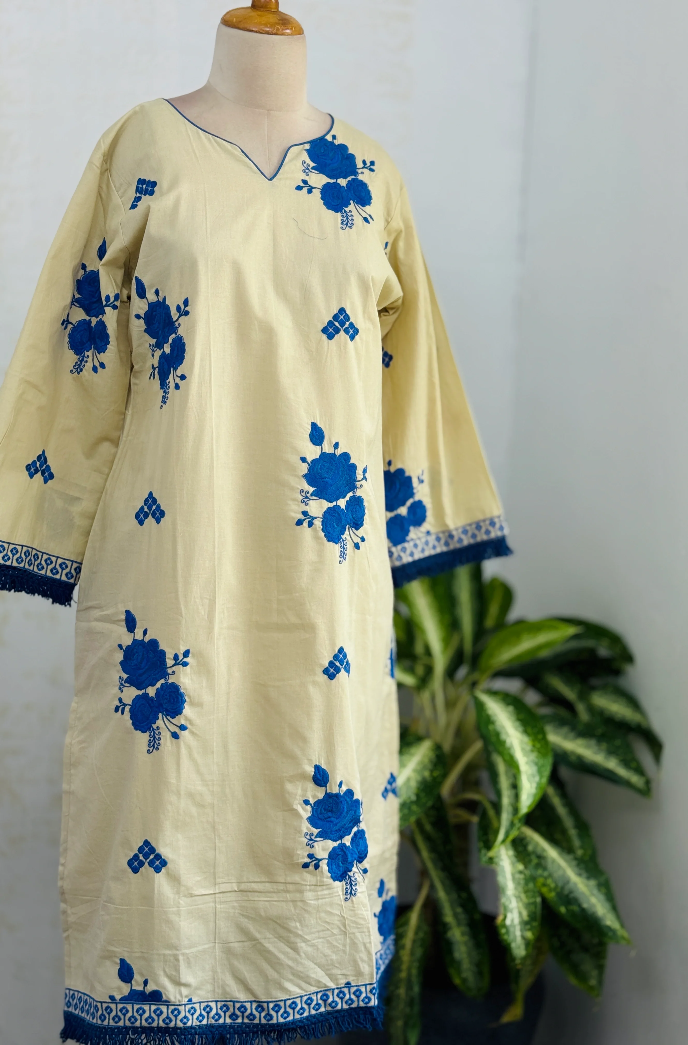 🌸 Premium Mul Cotton Embroidered Anarkali Set 🌸 - Image 8