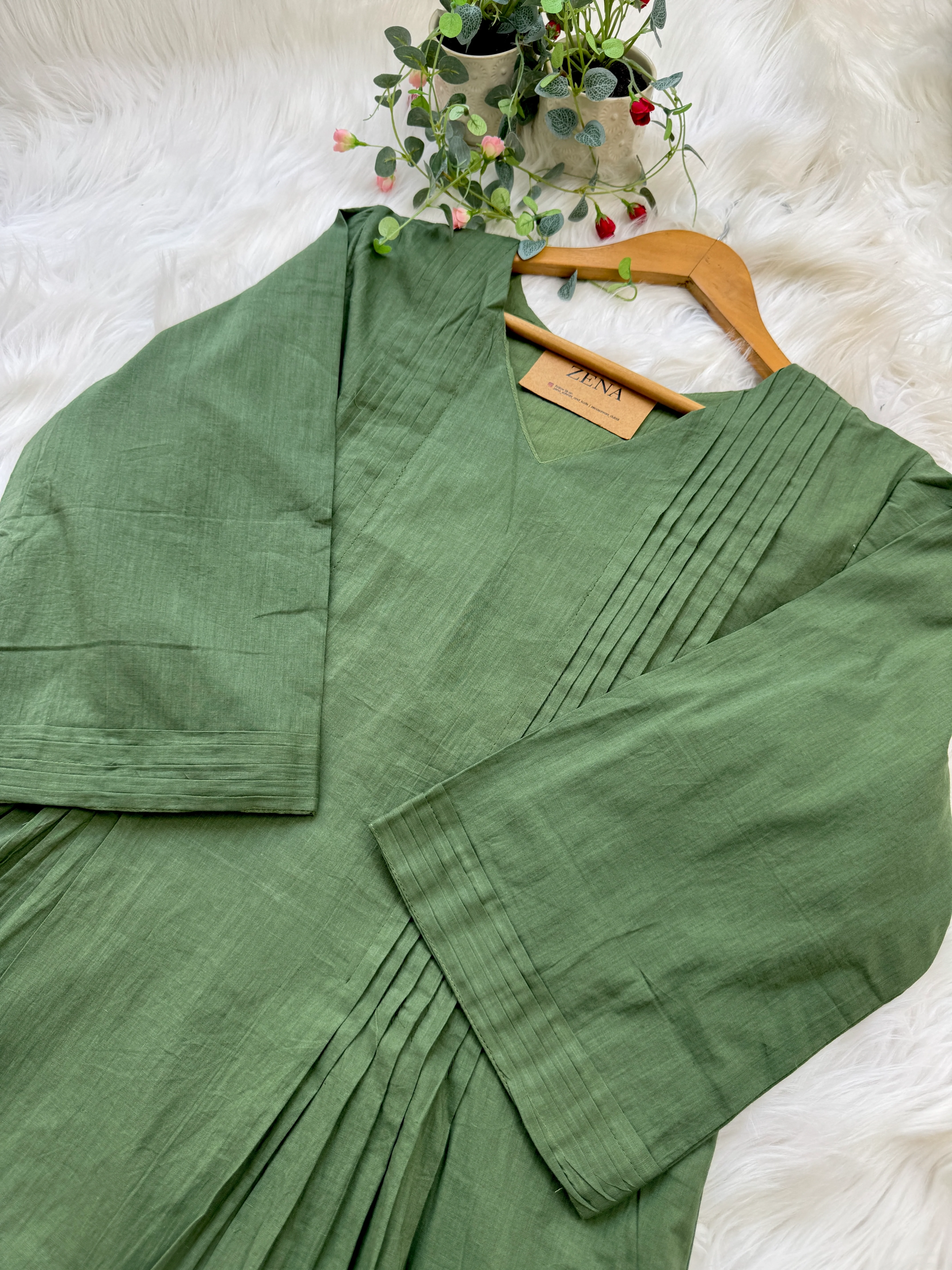 πΈ Pure Mul Cotton Embroidered Anarkali Set πΈ - Image 4