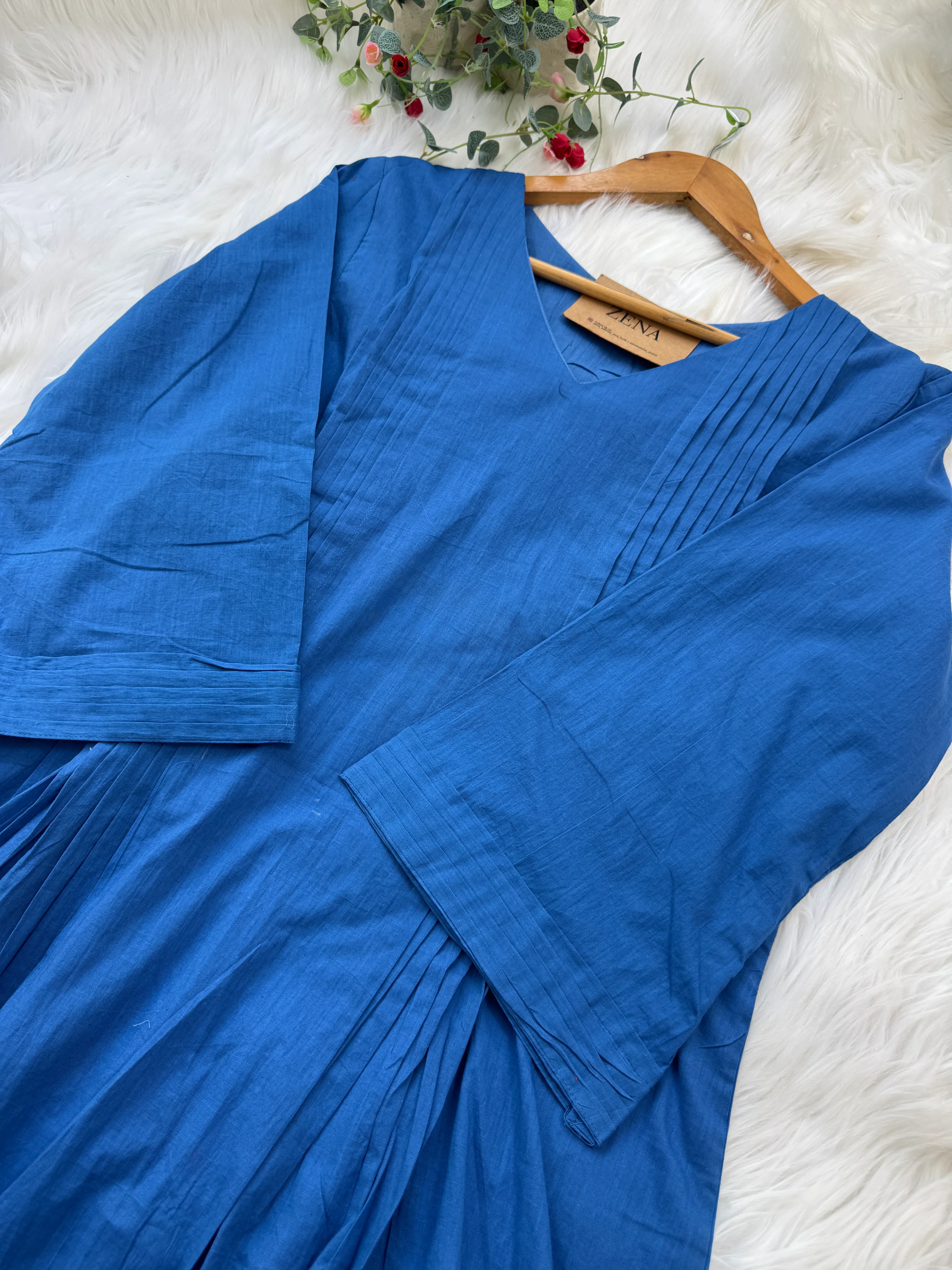 πΈ Pure Mul Cotton Embroidered Anarkali Set πΈ - Image 7