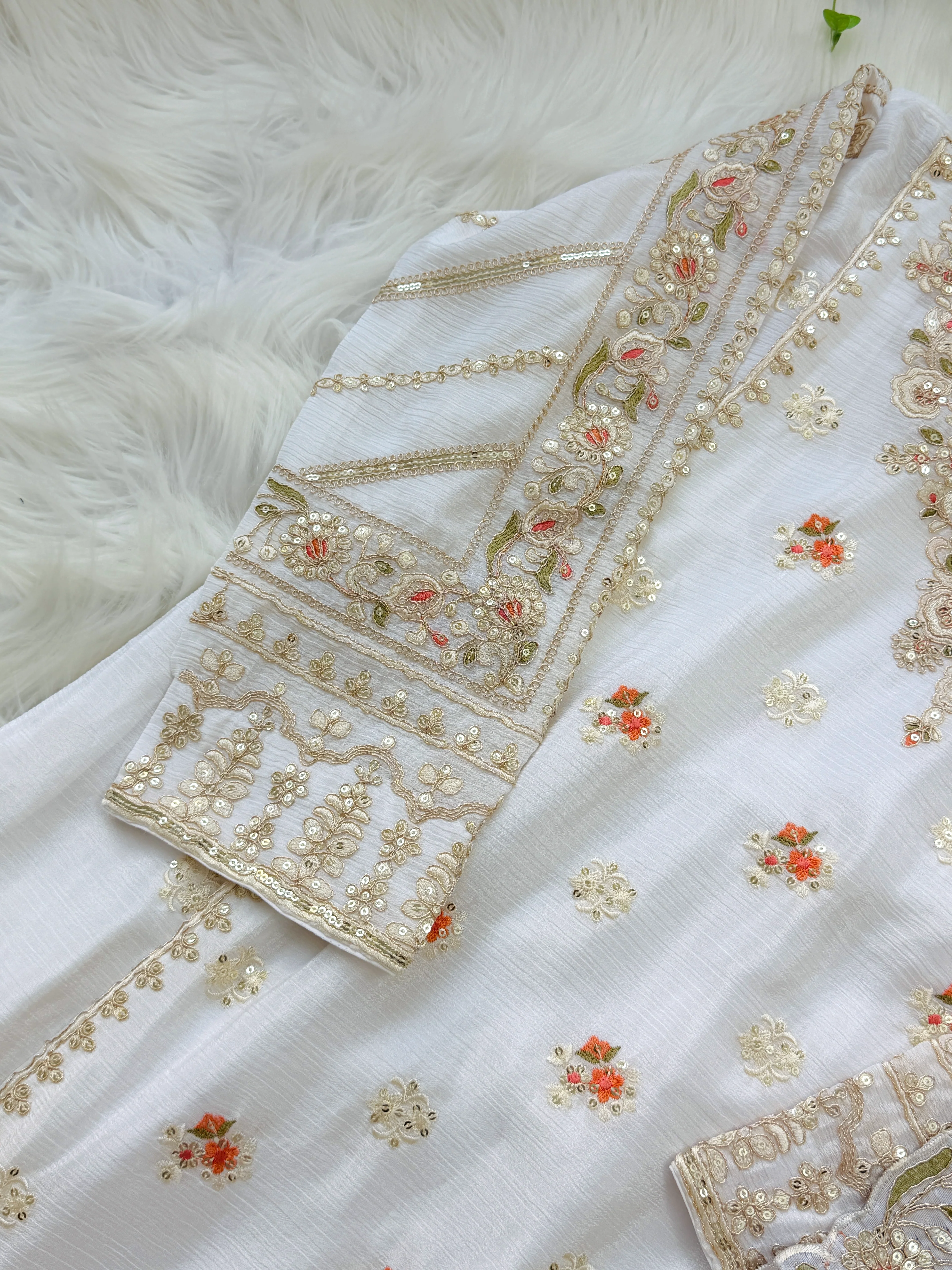 β¨ Chinnon Embroidered Party Wear Suit β¨ - Image 6