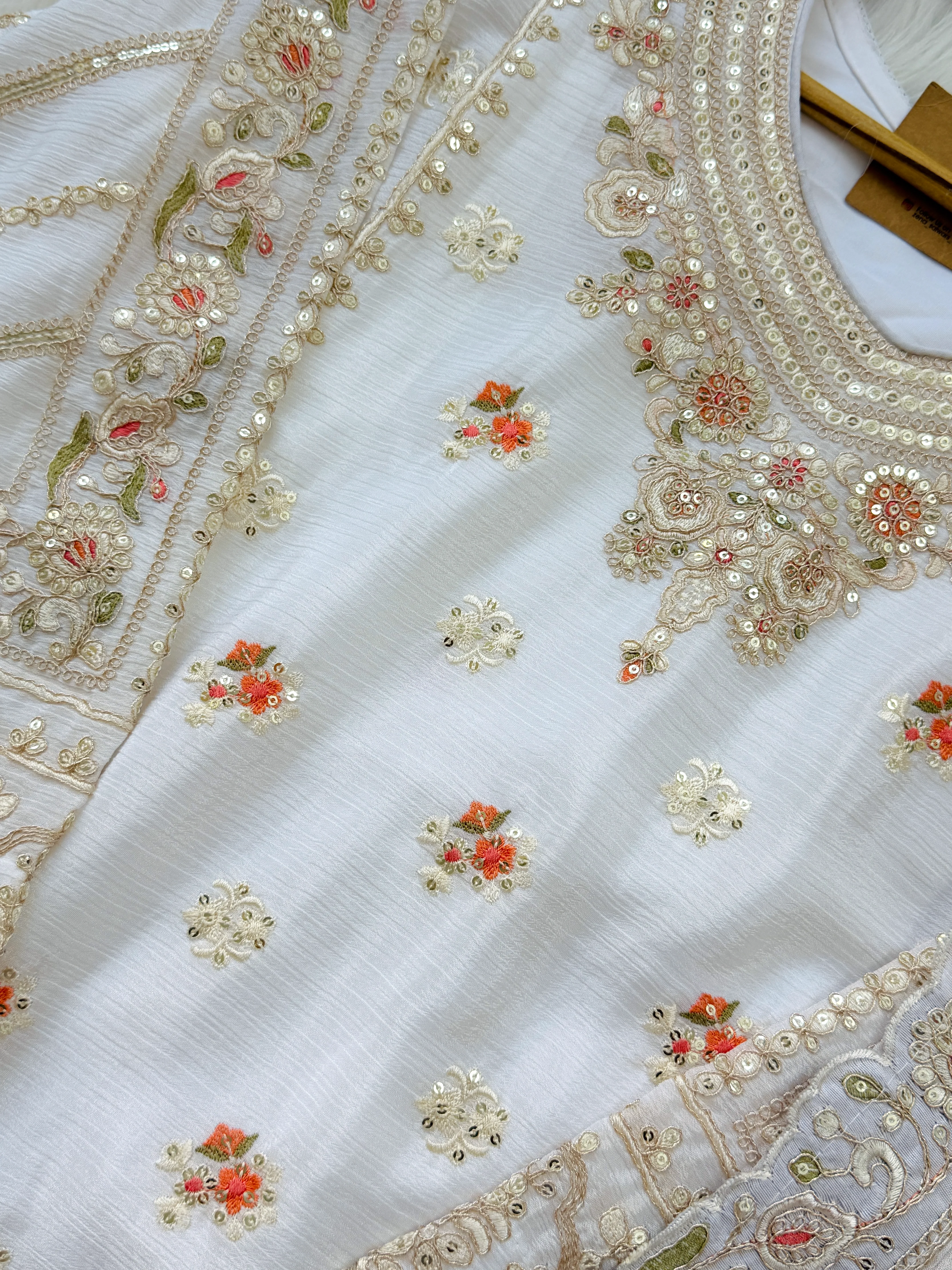 β¨ Chinnon Embroidered Party Wear Suit β¨ - Image 7