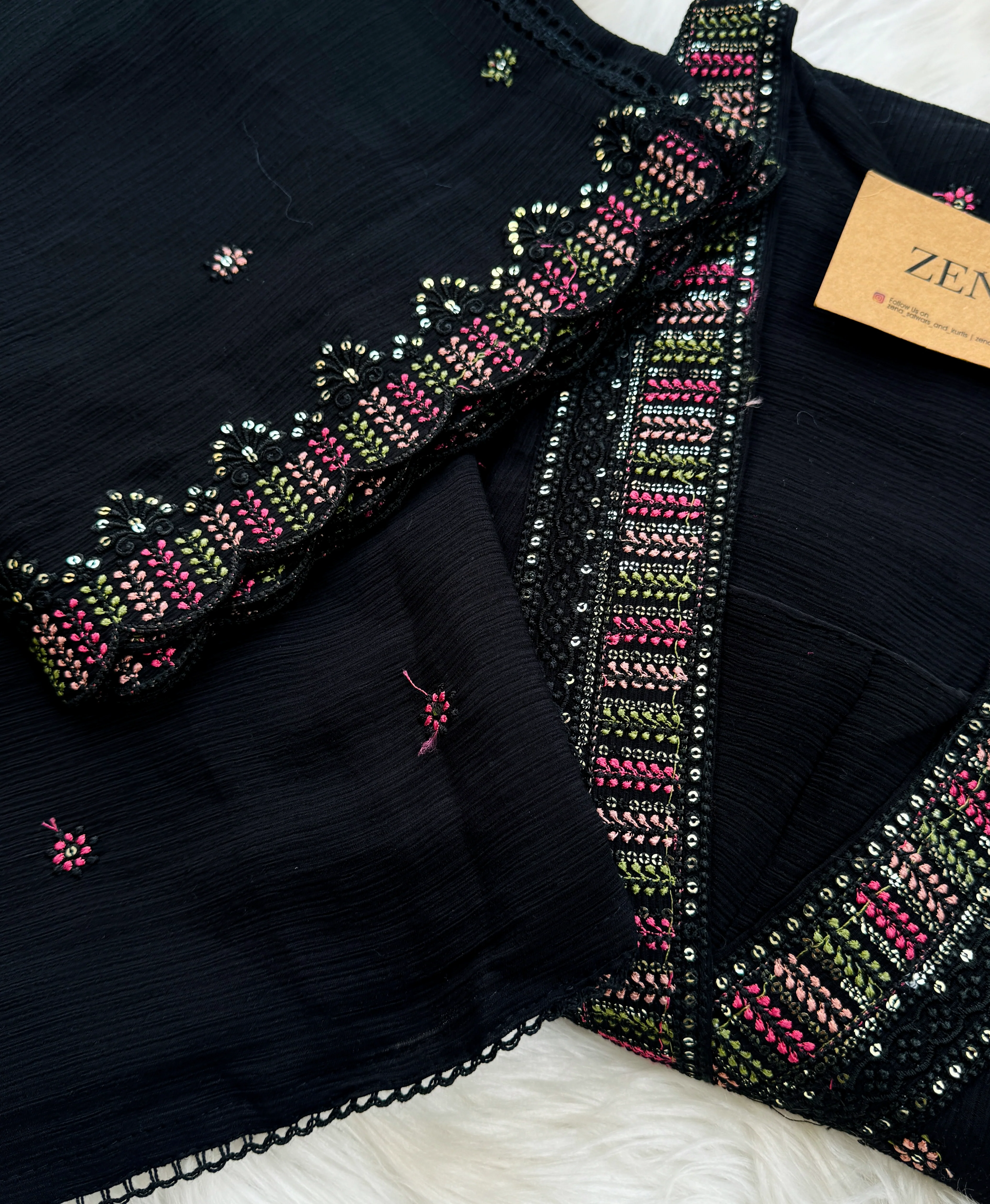 β¨ Crush Rayon Anarkali Set β¨ - Image 3