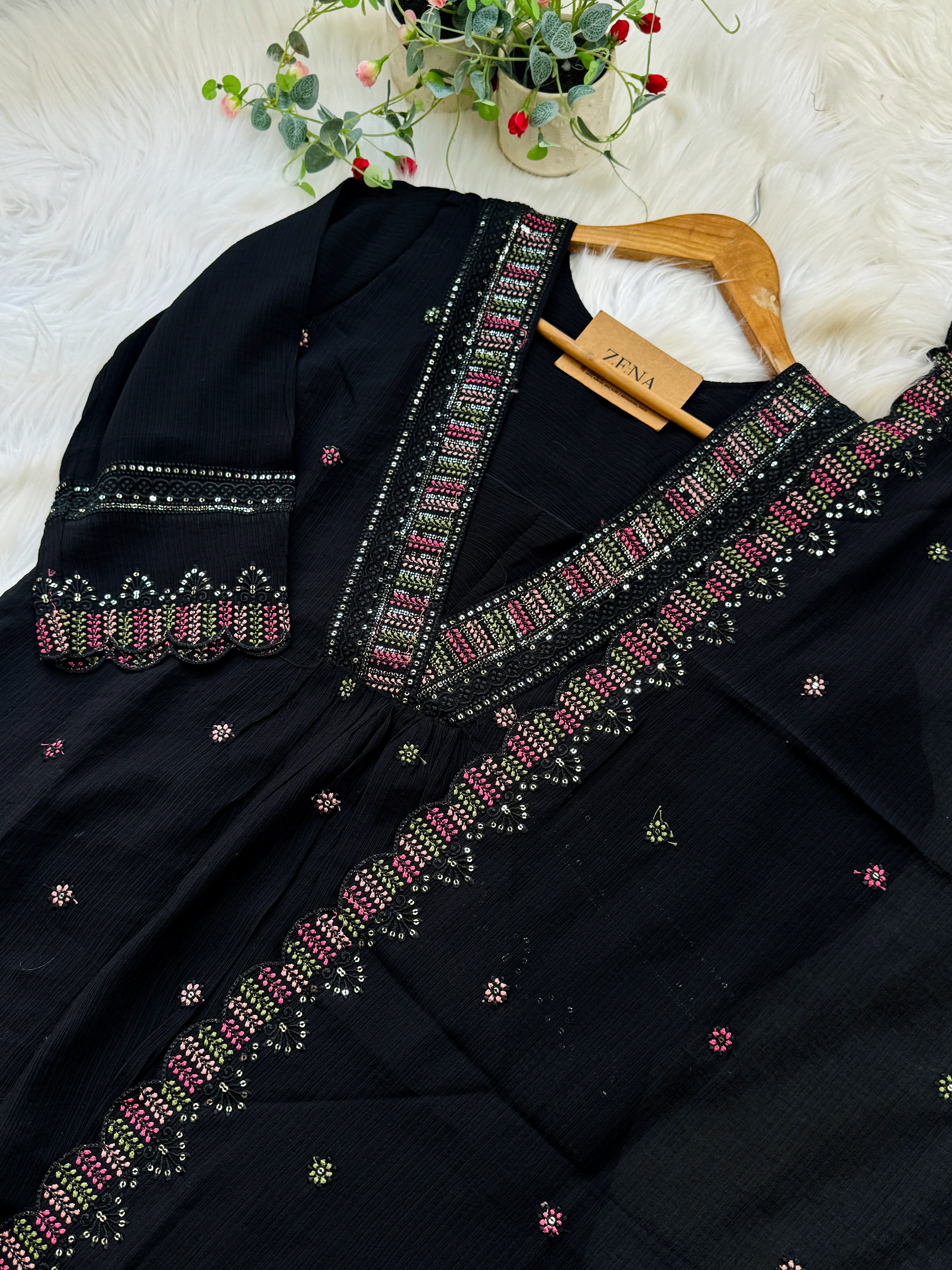 β¨ Crush Rayon Anarkali Set β¨ - Image 4