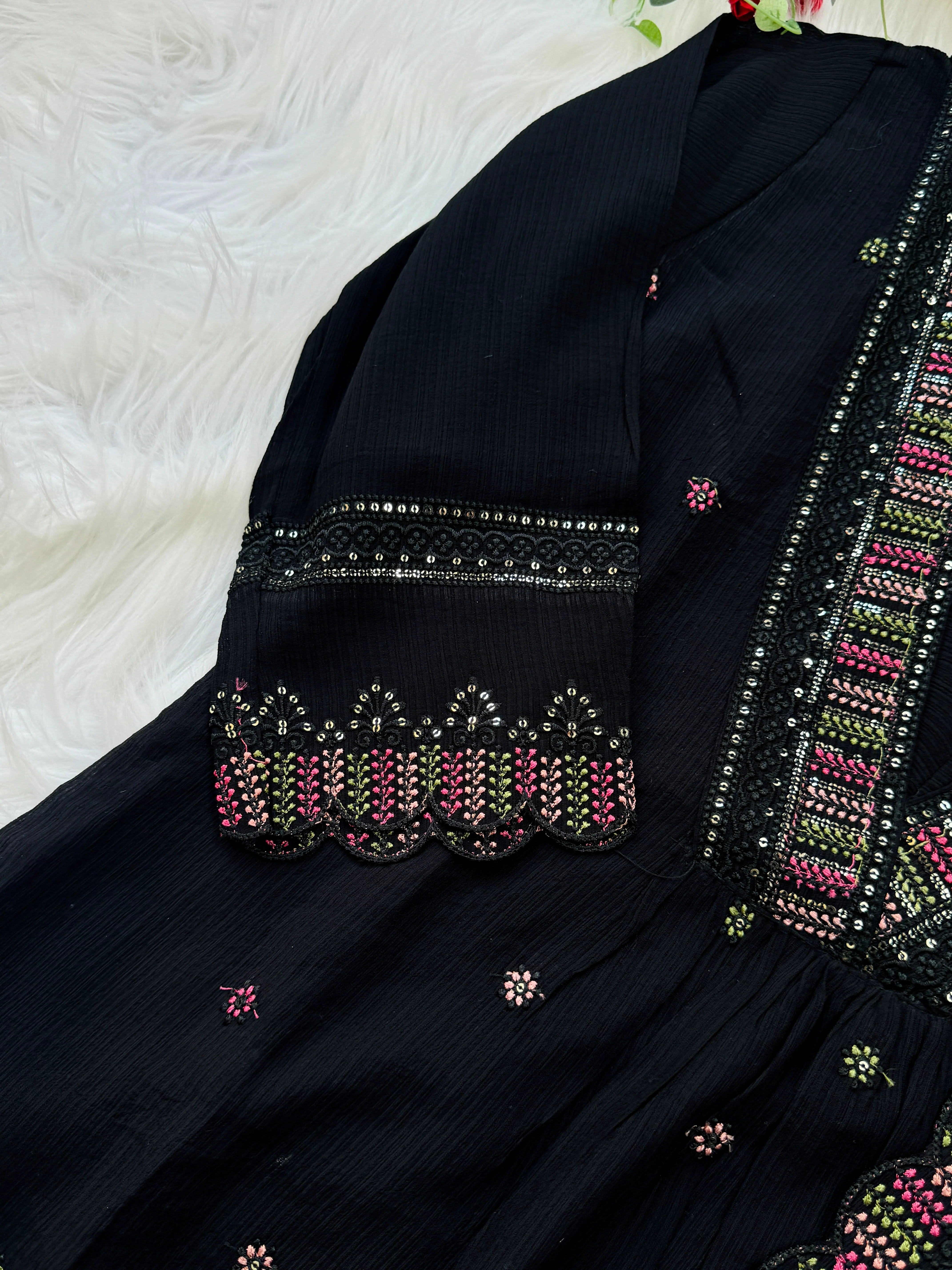 β¨ Crush Rayon Anarkali Set β¨ - Image 6