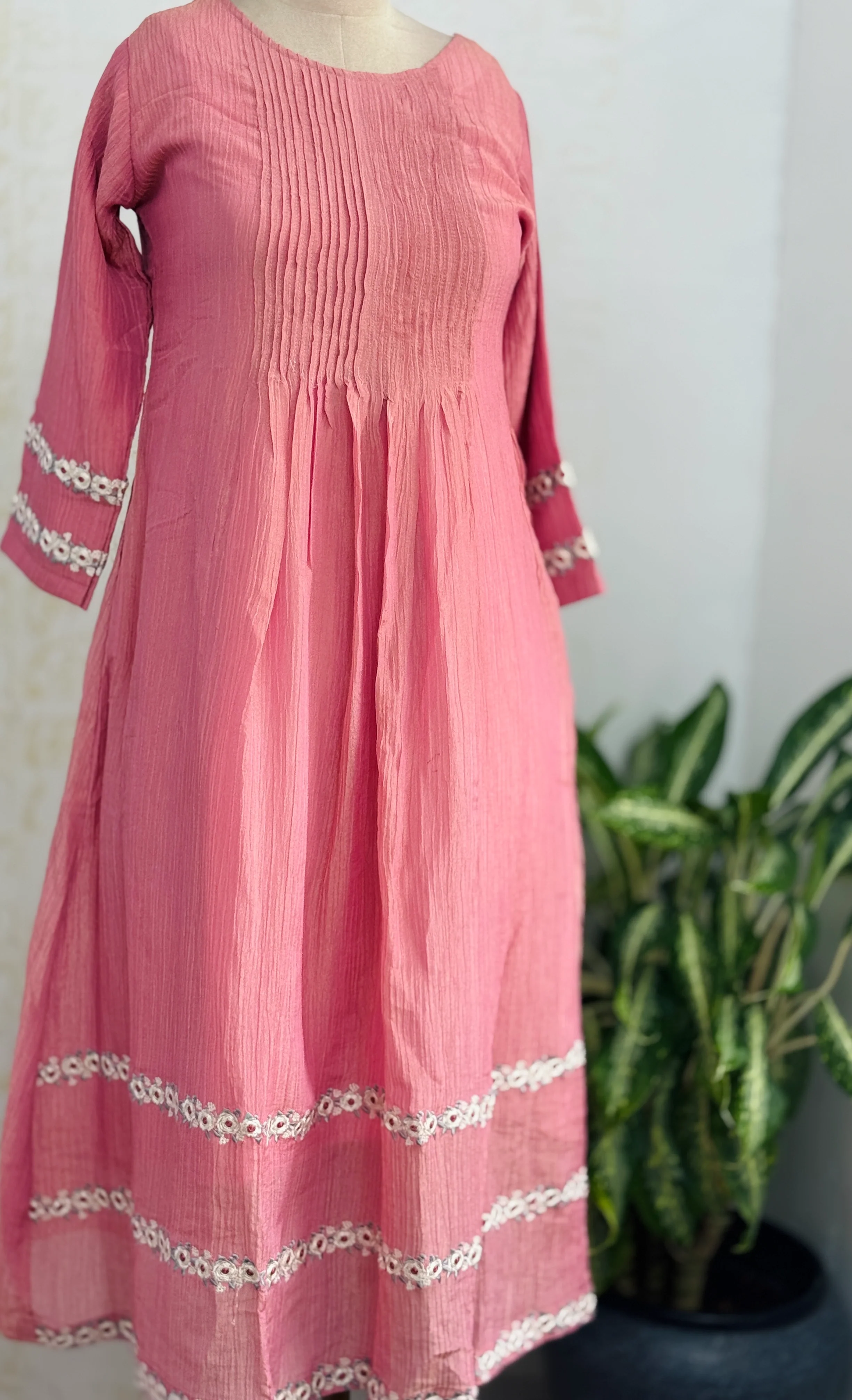 ✨ Crush Silk Embroidered Anarkali ✨ - Image 3