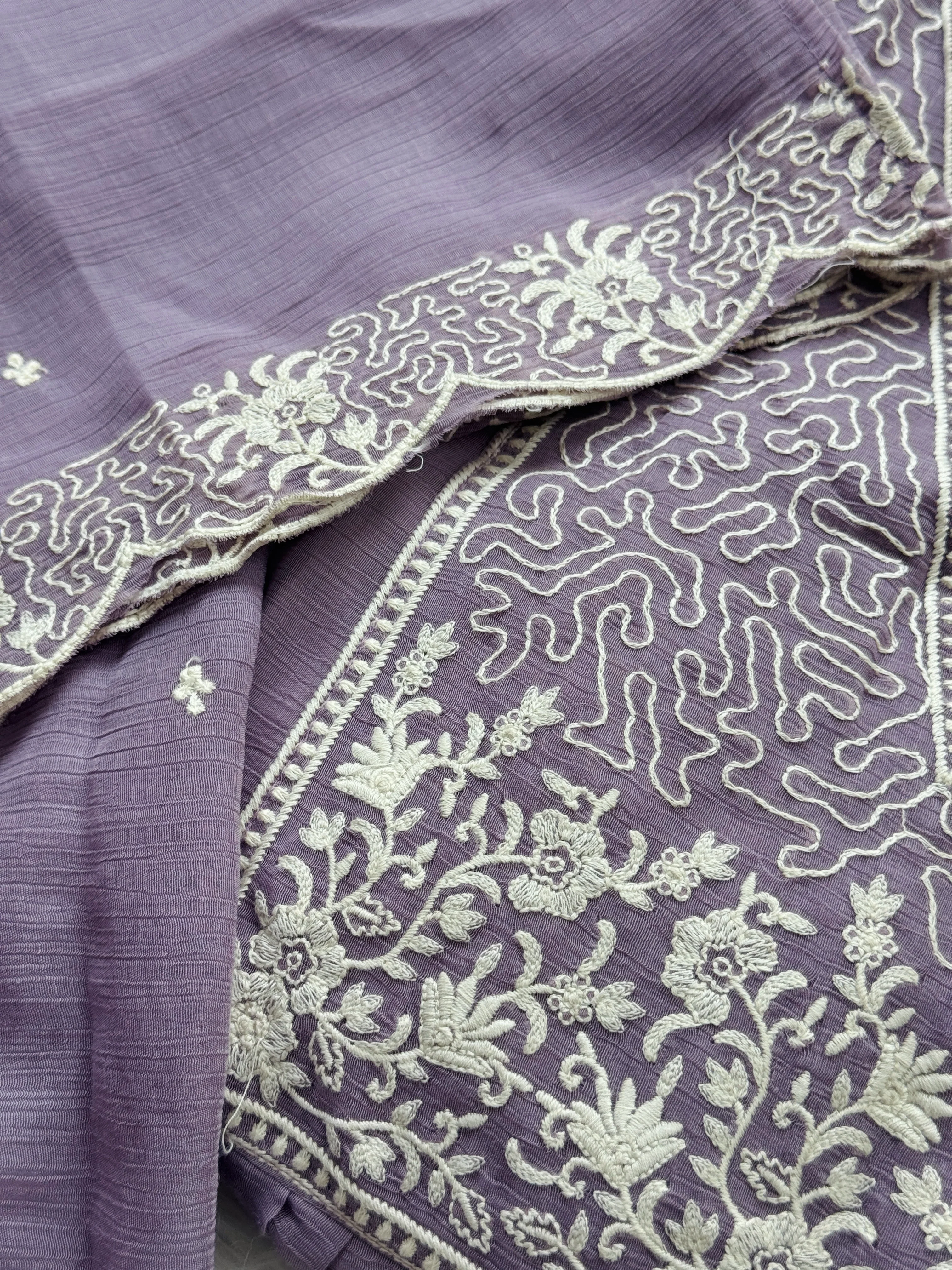 β¨ Crush Silk Embroidered Anarkali Kurti Set β¨ - Image 8