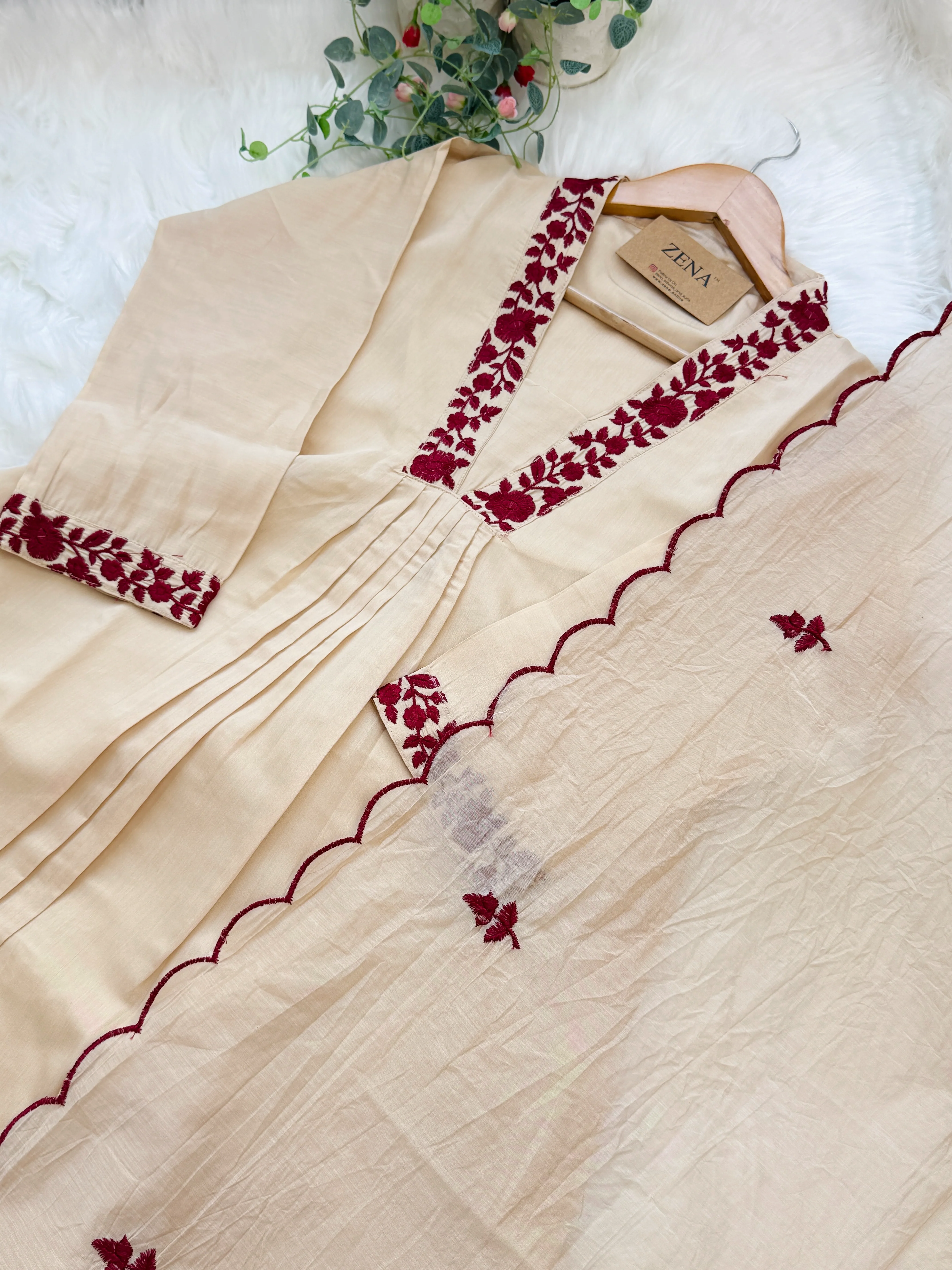 ✨ Diamond Mulchanderi Anarkali Set ✨ - Image 3
