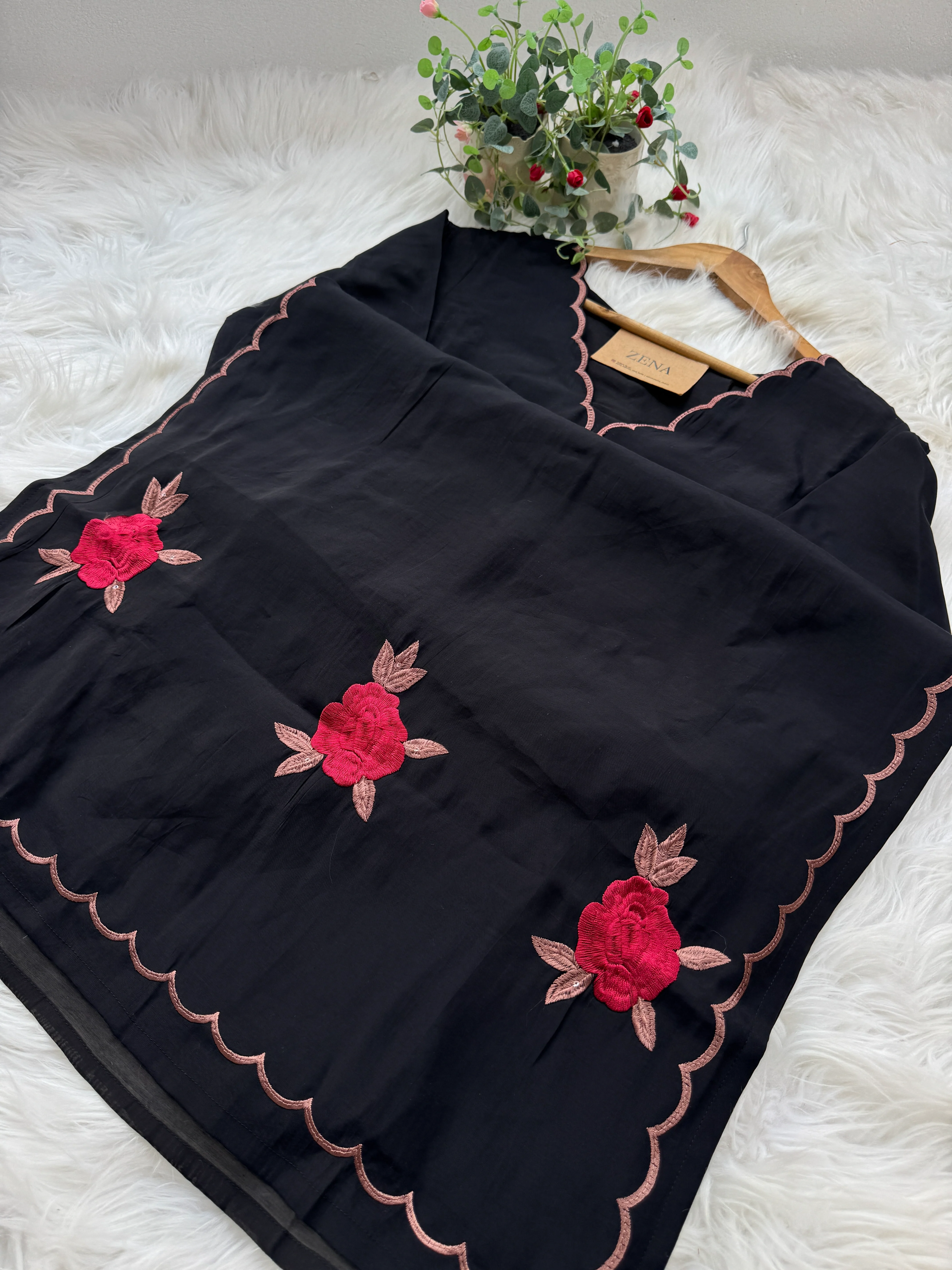 ✨ Glass Chanderi Embroidered Kurti Set ✨ - Image 6