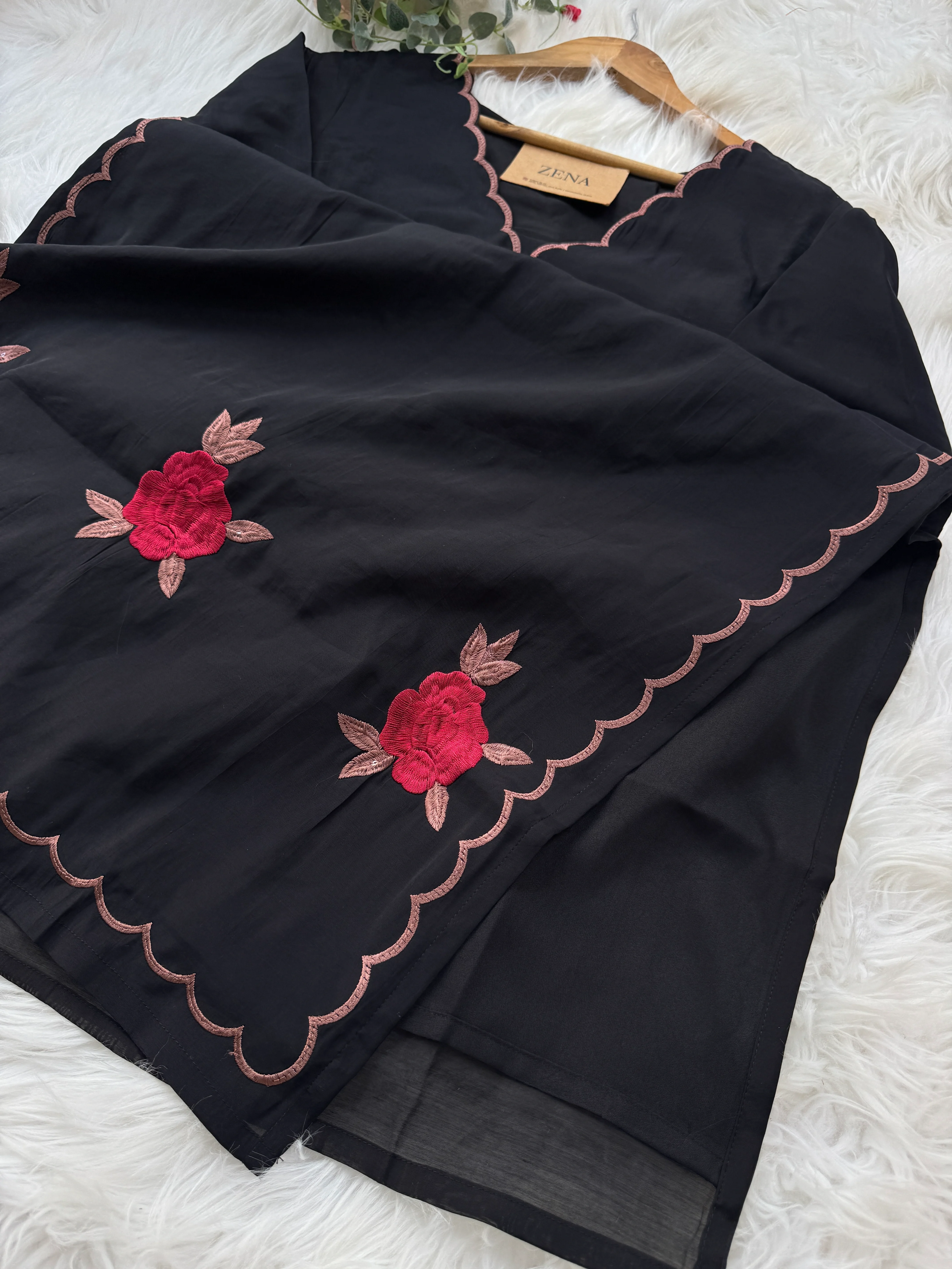 ✨ Glass Chanderi Embroidered Kurti Set ✨ - Image 8