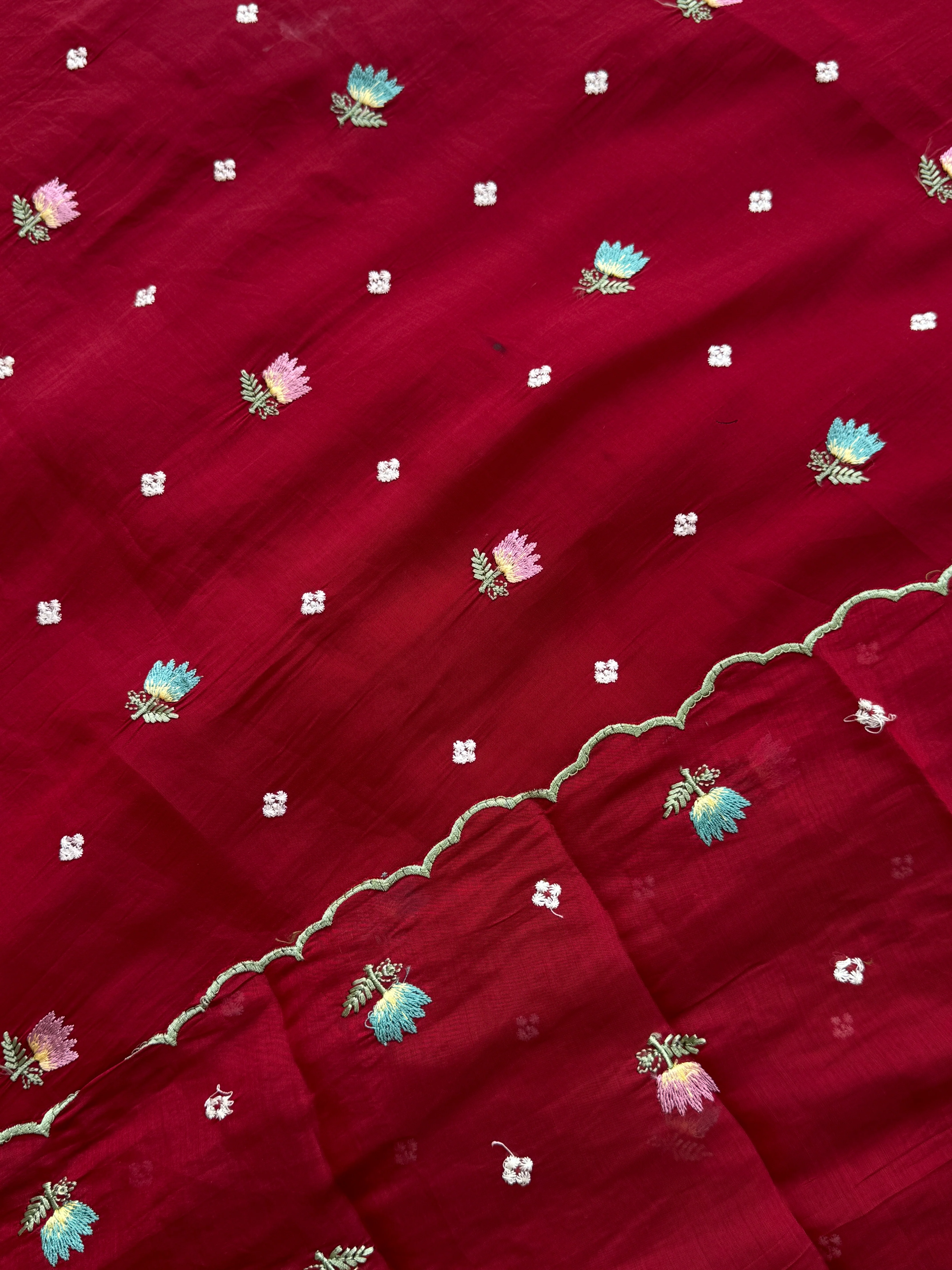 β¨ Malai Chanderi Unstitched Suit β¨ - Image 5