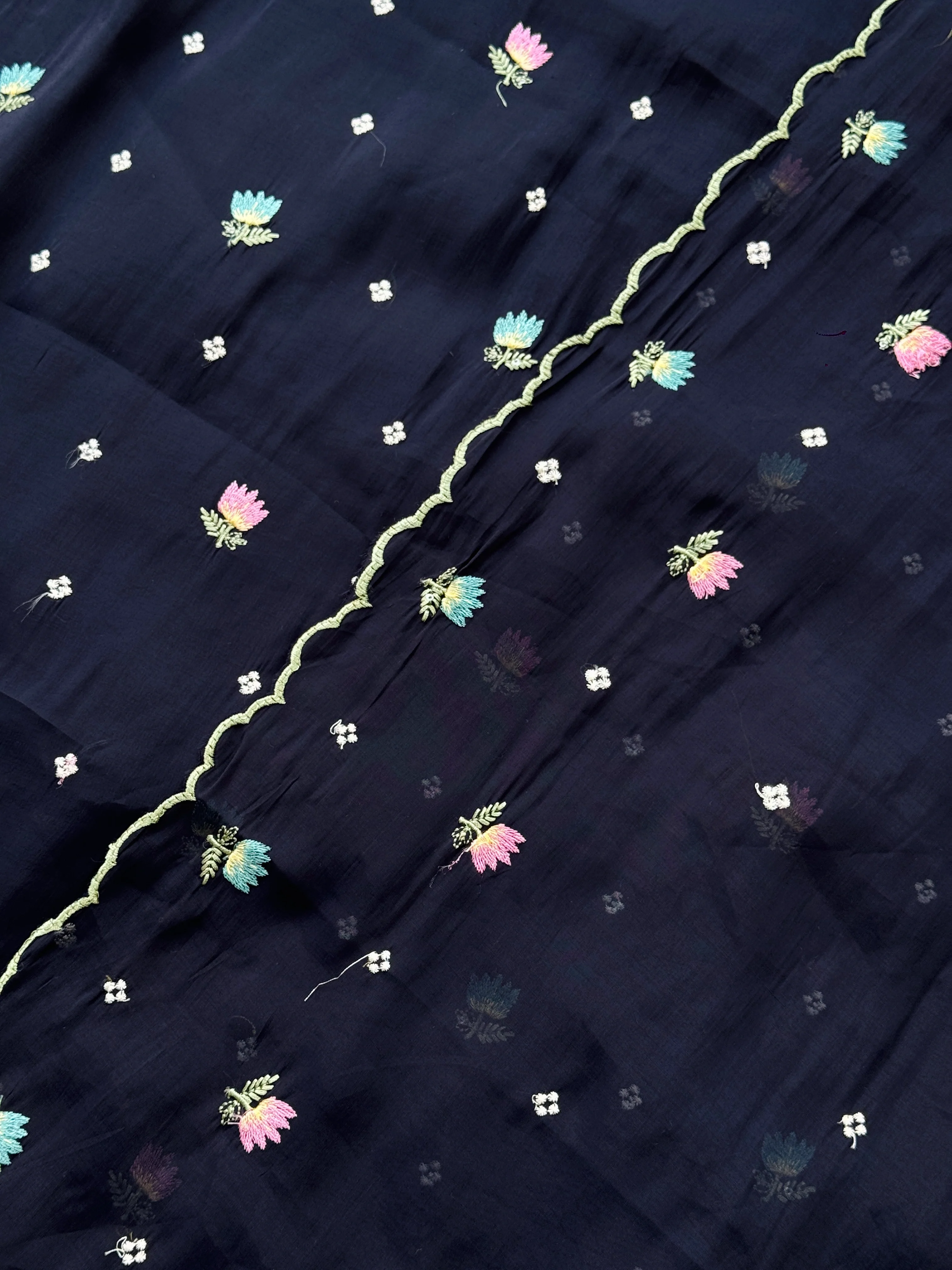 β¨ Malai Chanderi Unstitched Suit β¨ - Image 5