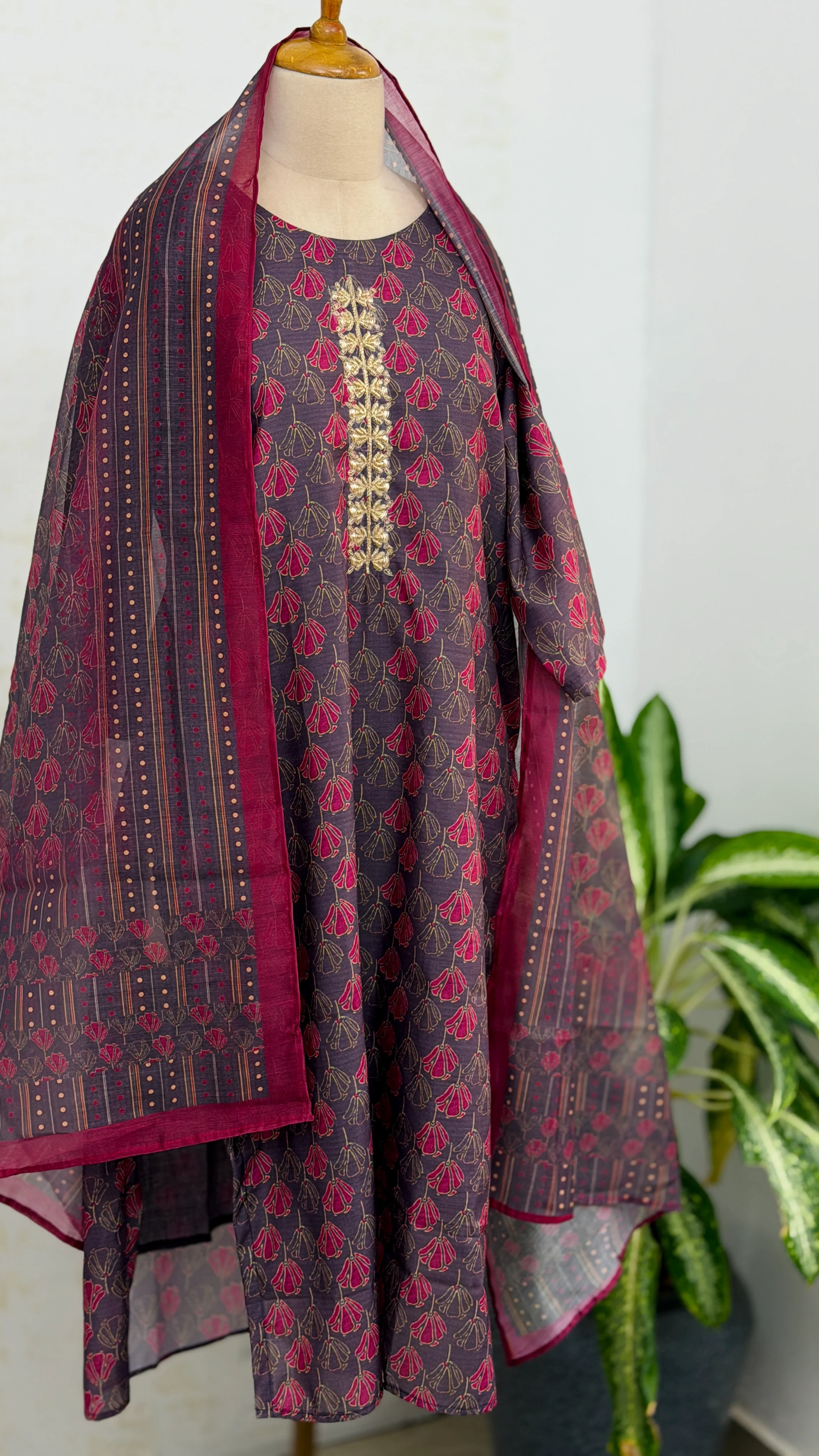 ✨ Modal Silk Digital-Printed Kurti Set ✨ - Image 2