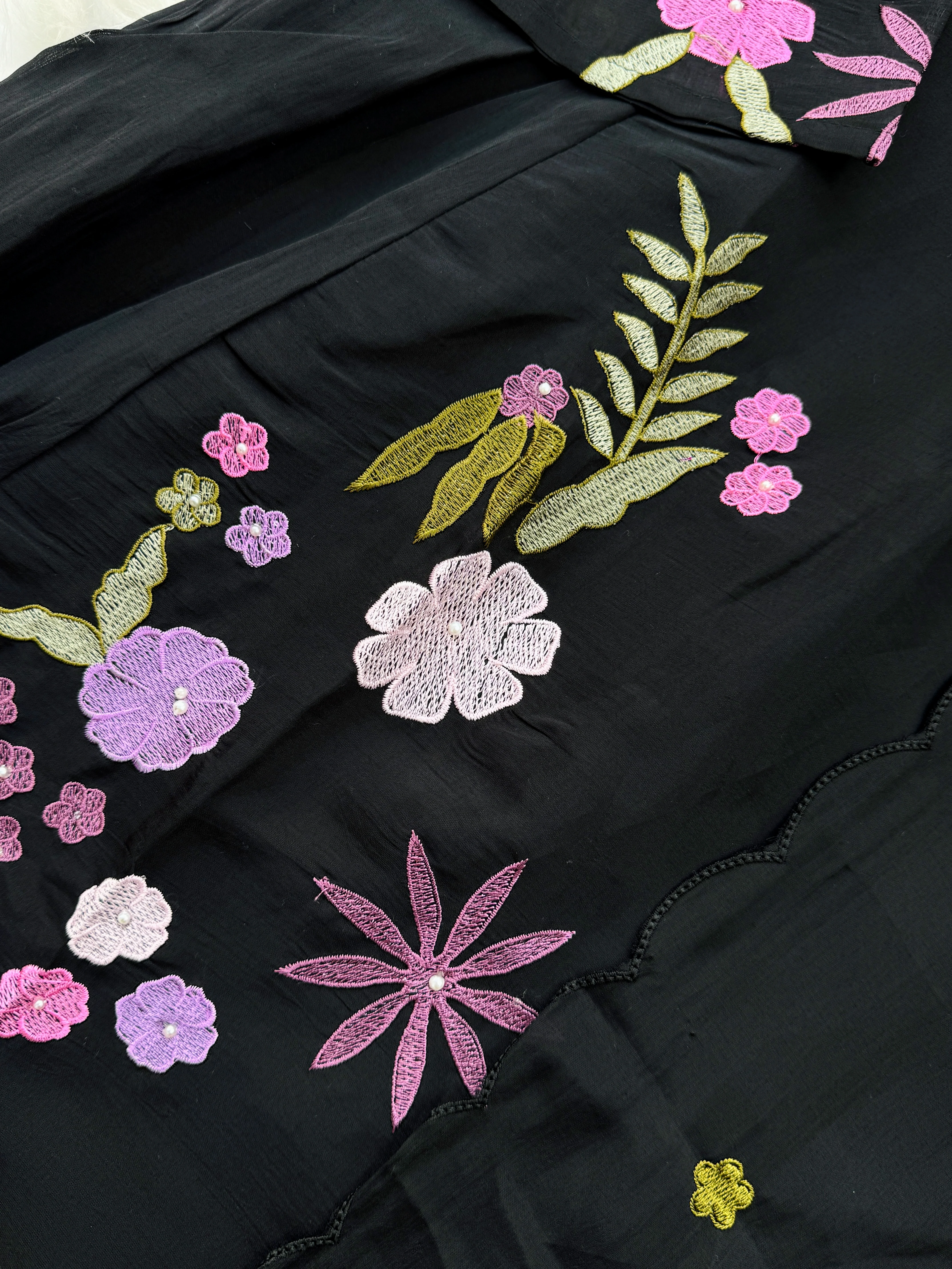 β¨ Mul Chanderi Embroidered Anarkali Set β¨ - Image 8