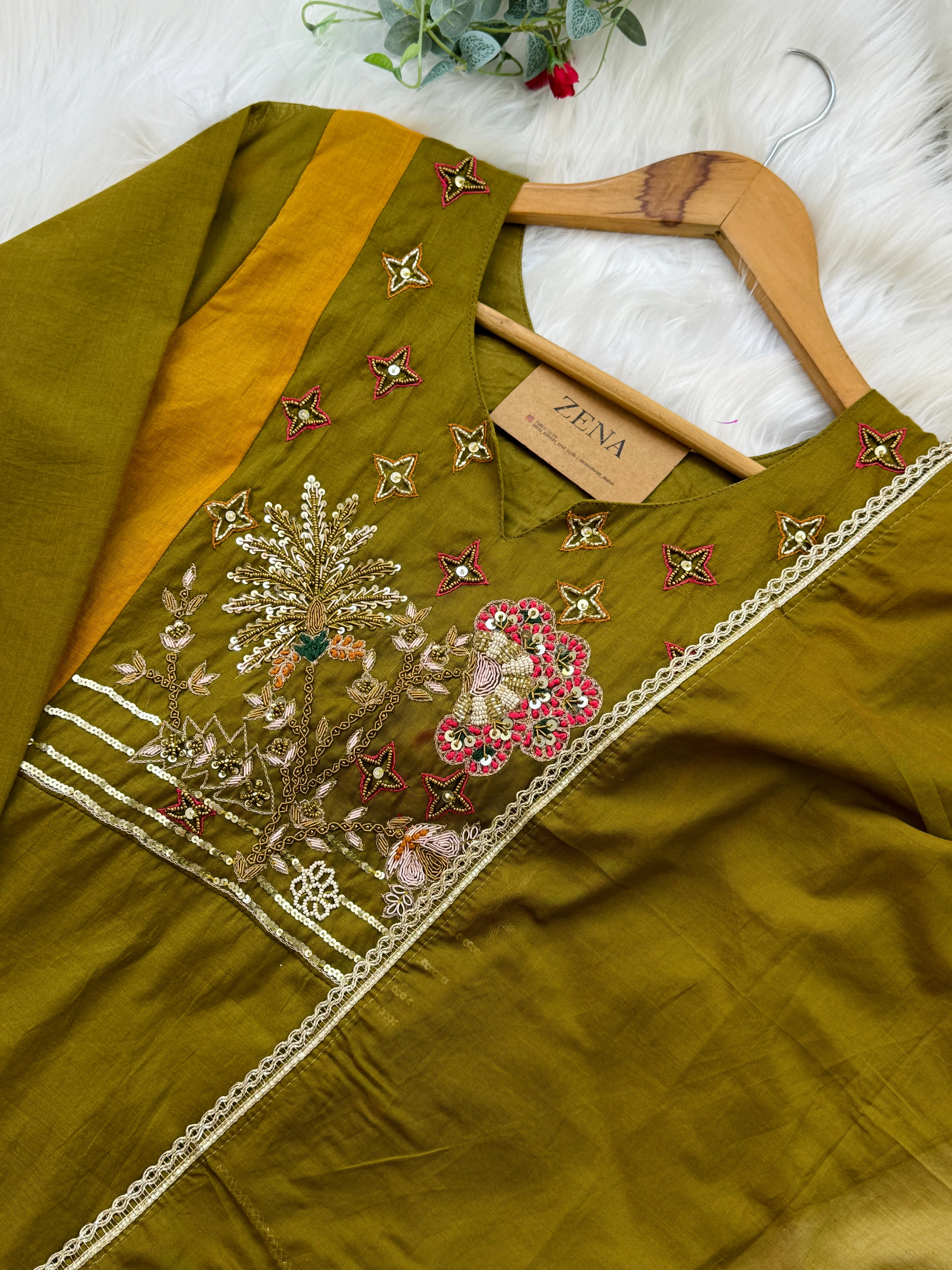 ✨ Mul Chanderi Handwork Party Wear Suit ✨ - Image 4