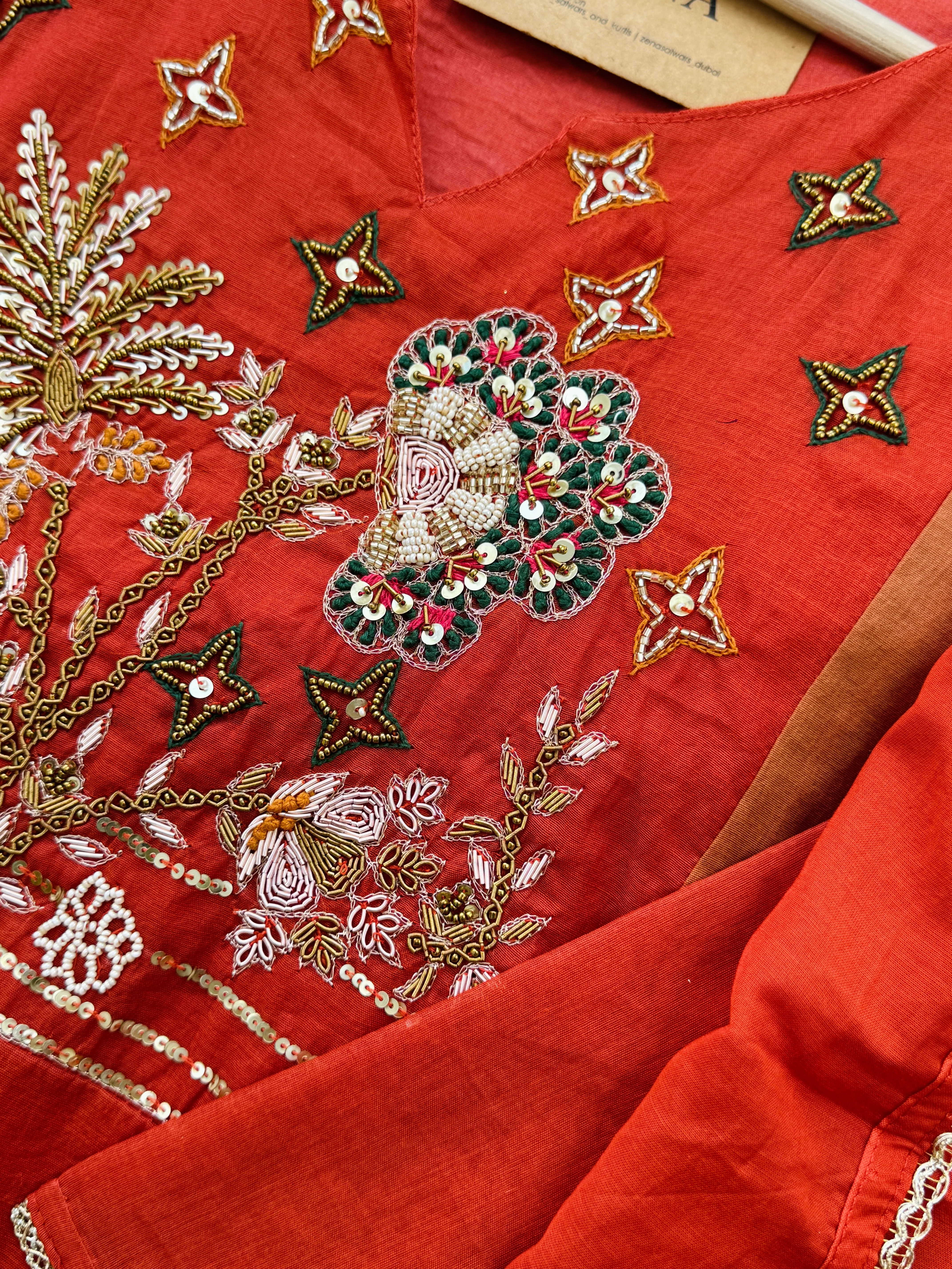 ✨ Mul Chanderi Handwork Party Wear Suit ✨ - Image 8