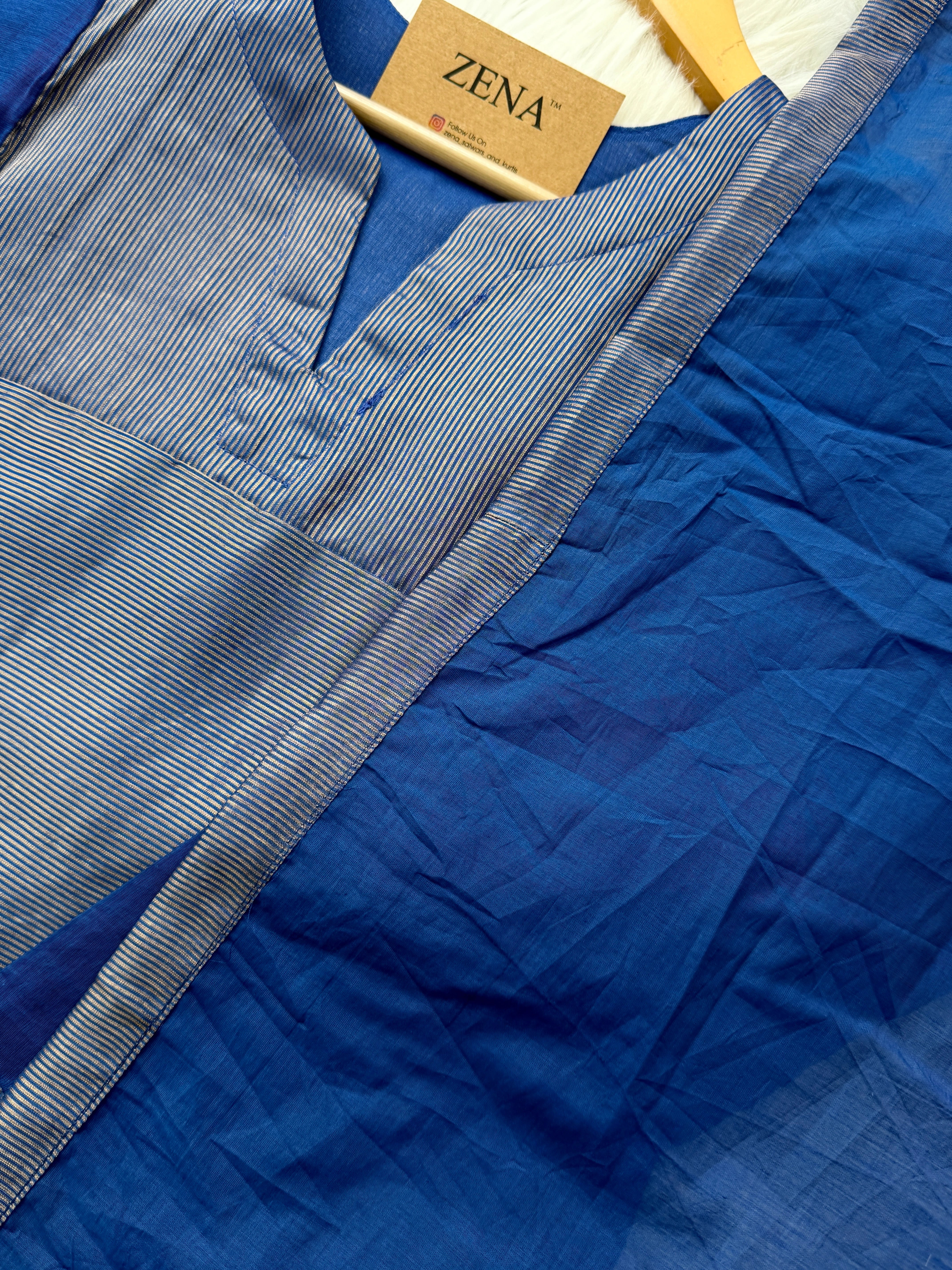 ✨ Mul Chanderi Striped Kurti Set ✨ - Image 6