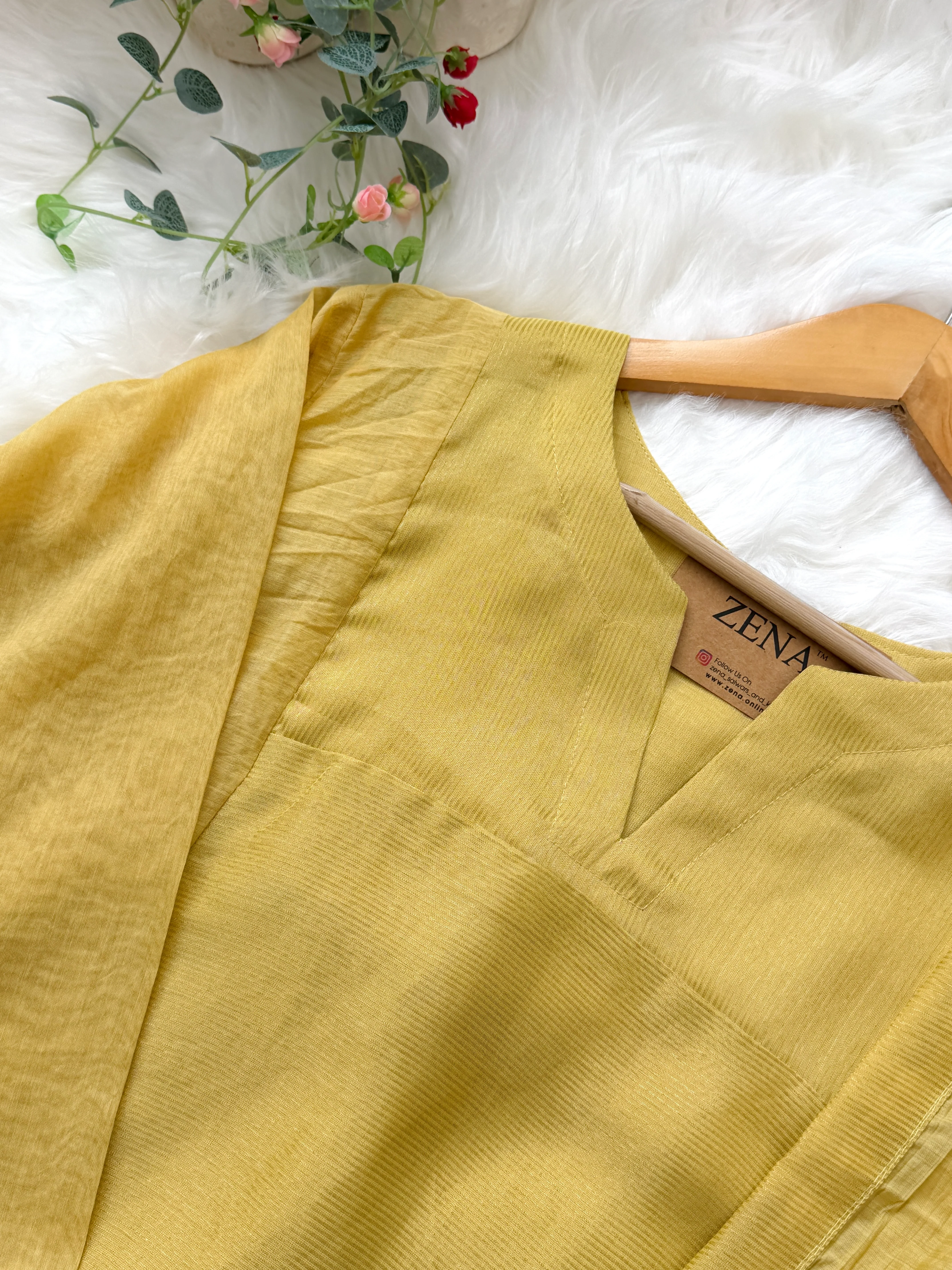 ✨ Mul Chanderi Striped Kurti Set ✨ - Image 6