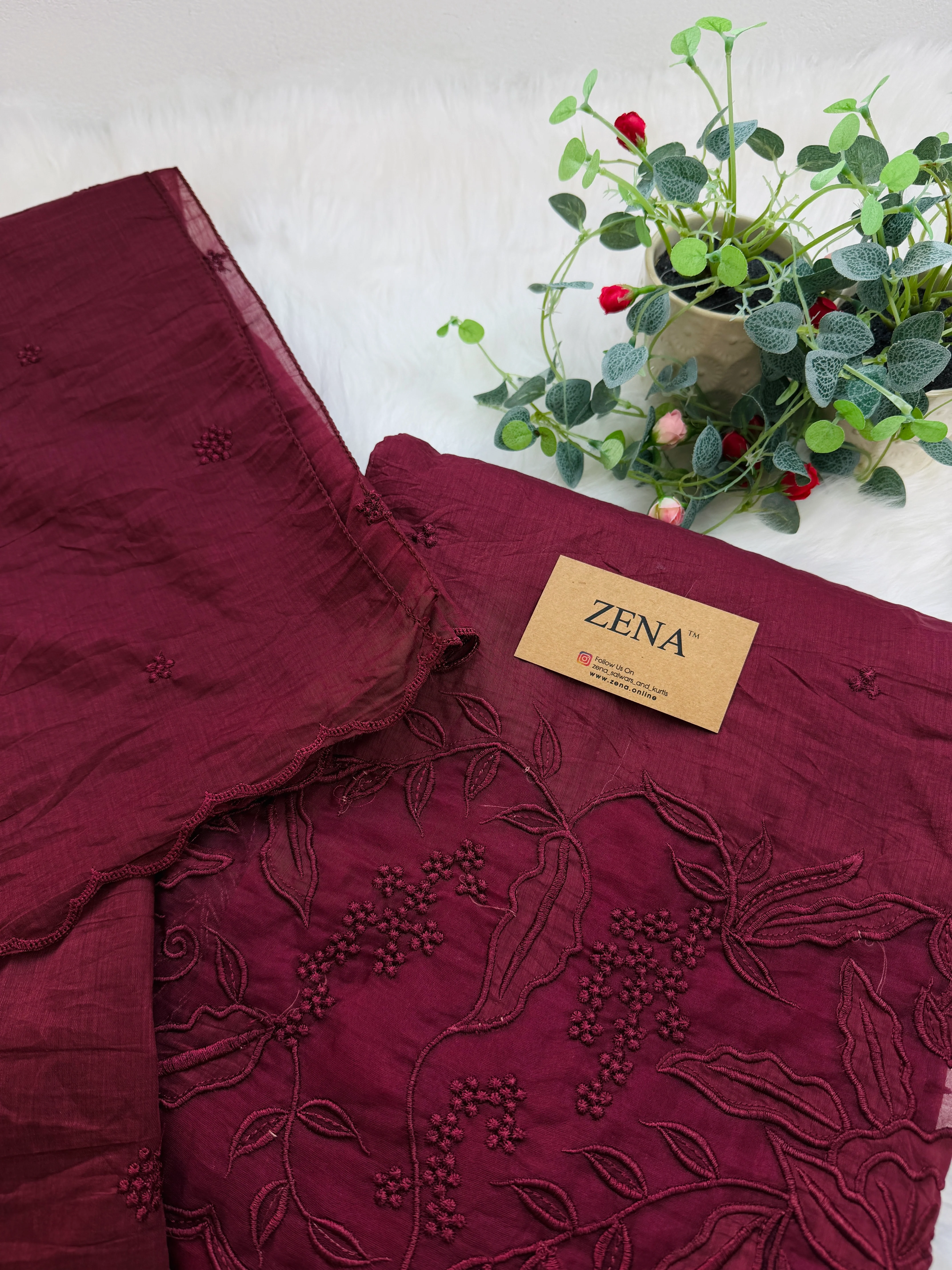 ✨ Mul Chanderi Unstitched Party Wear Suit ✨ - Image 3