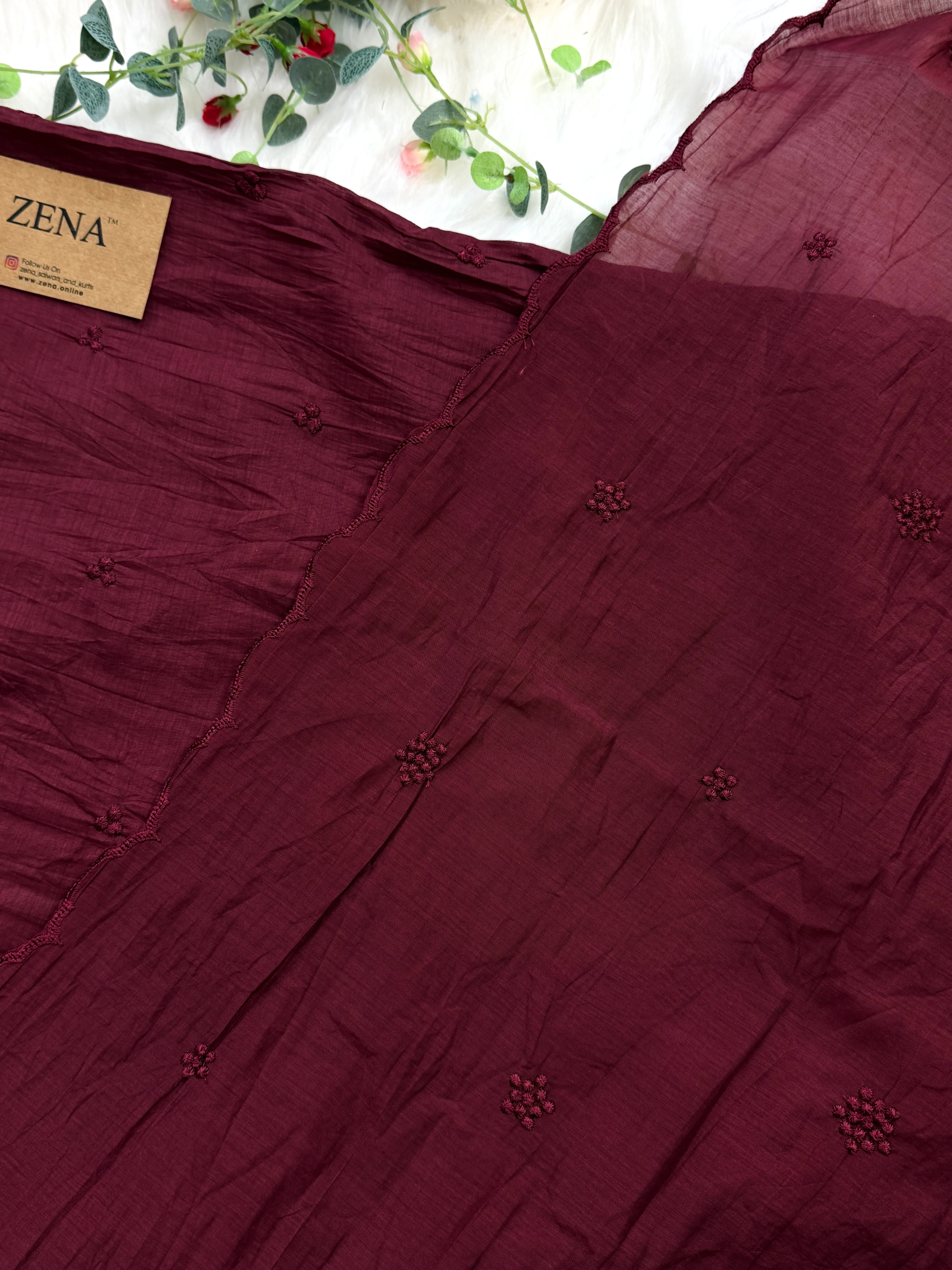 ✨ Mul Chanderi Unstitched Party Wear Suit ✨ - Image 7