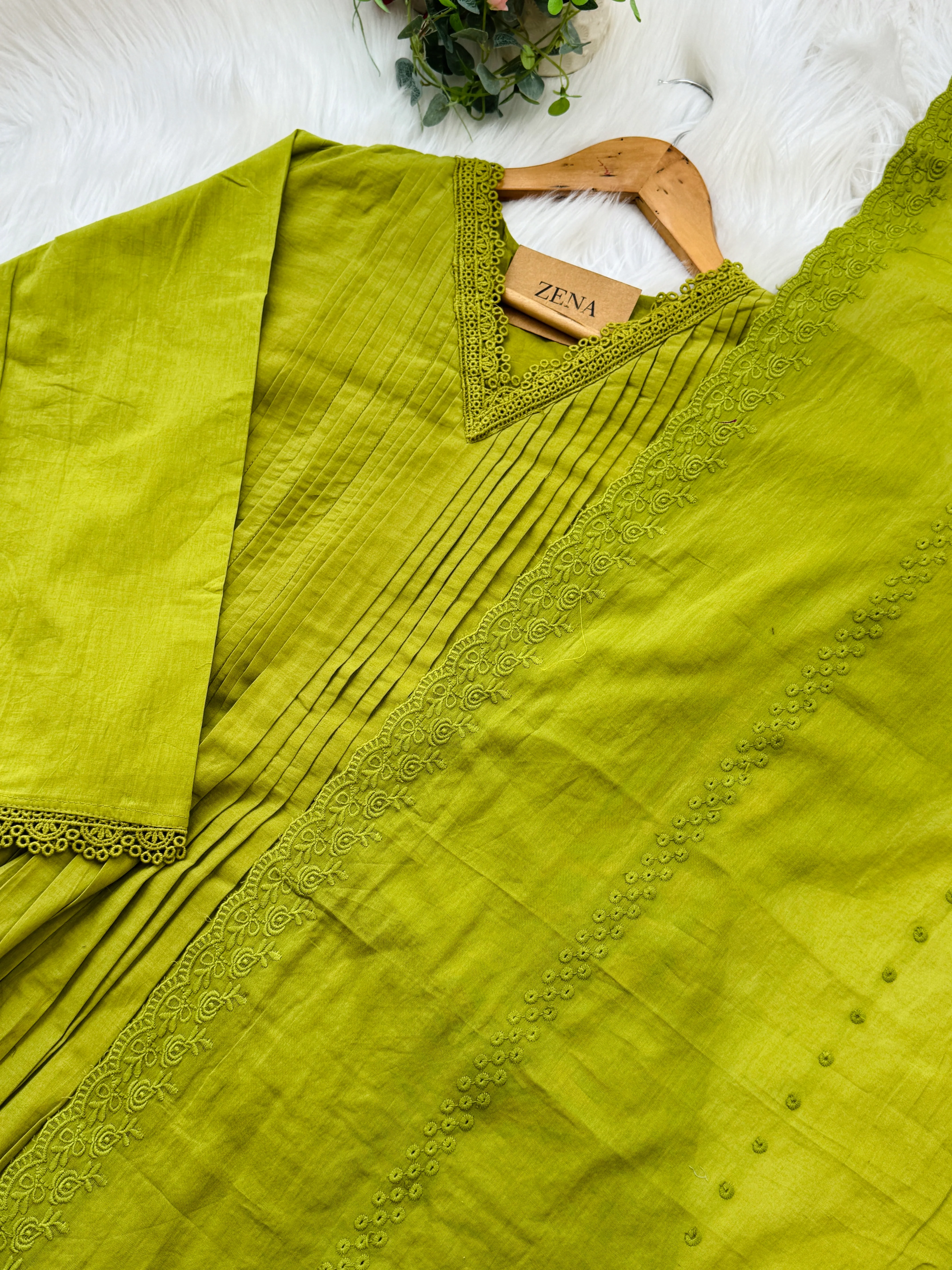 β¨ Mul Cotton Anarkali Set β¨