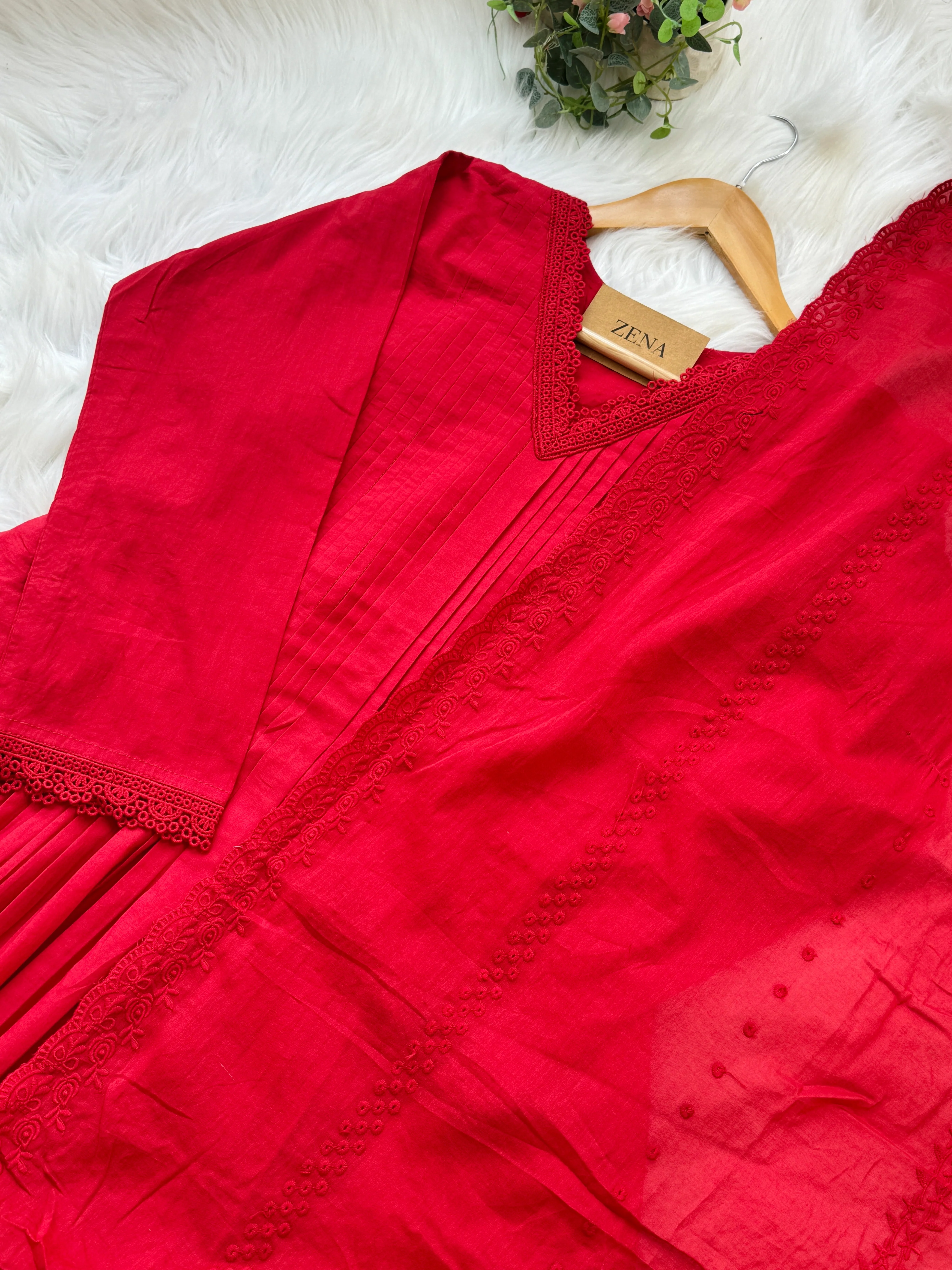 β¨ Mul Cotton Anarkali Set β¨ - Image 3