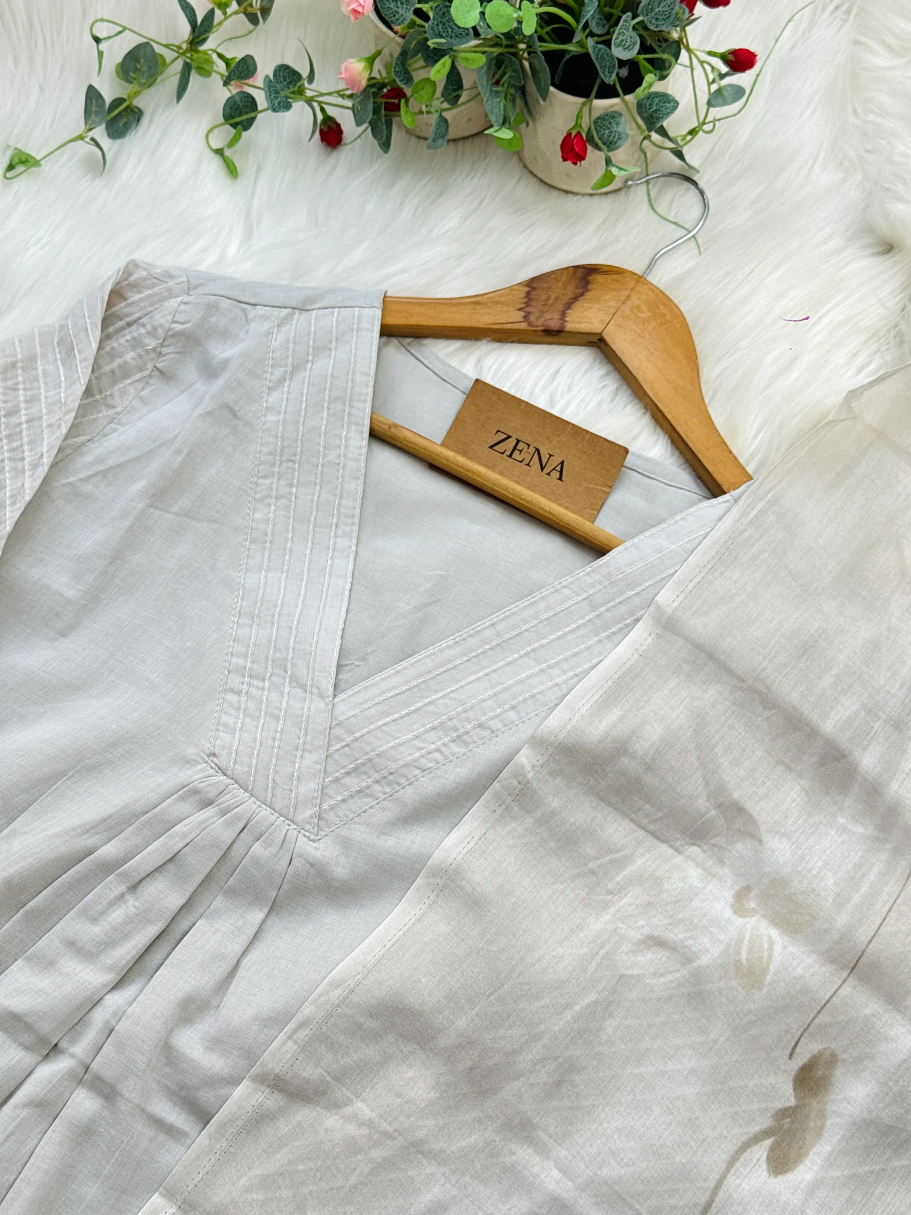 ✨ Mul Cotton Embroidered Kurti Set ✨ - Image 5