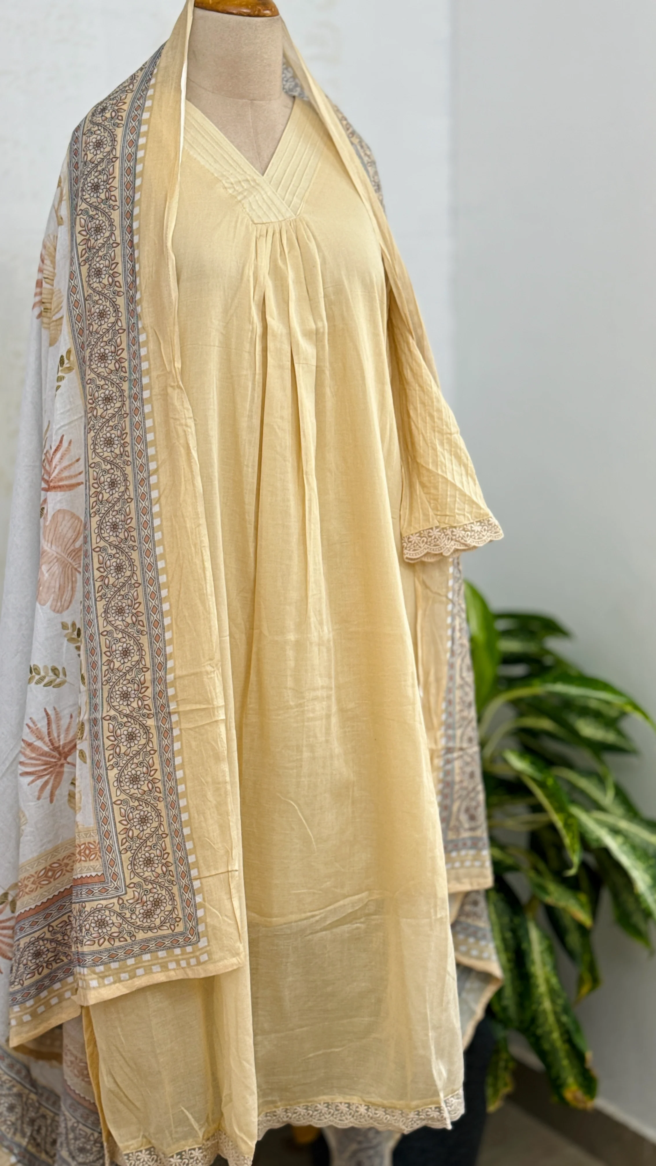 ✨ Mul Cotton Embroidered Kurti Set ✨ - Image 2