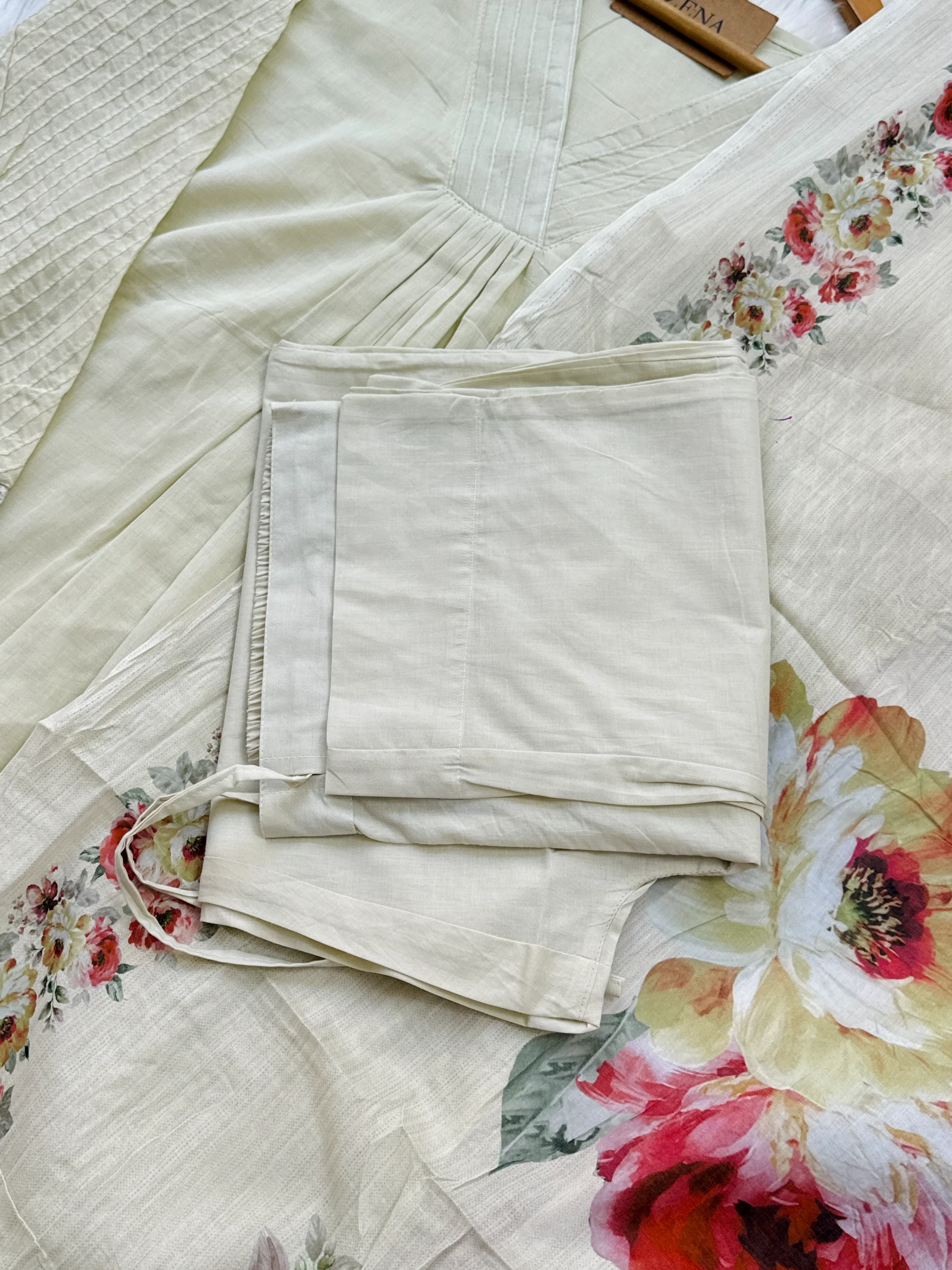 ✨ Mul Cotton Embroidered Kurti Set ✨ - Image 6