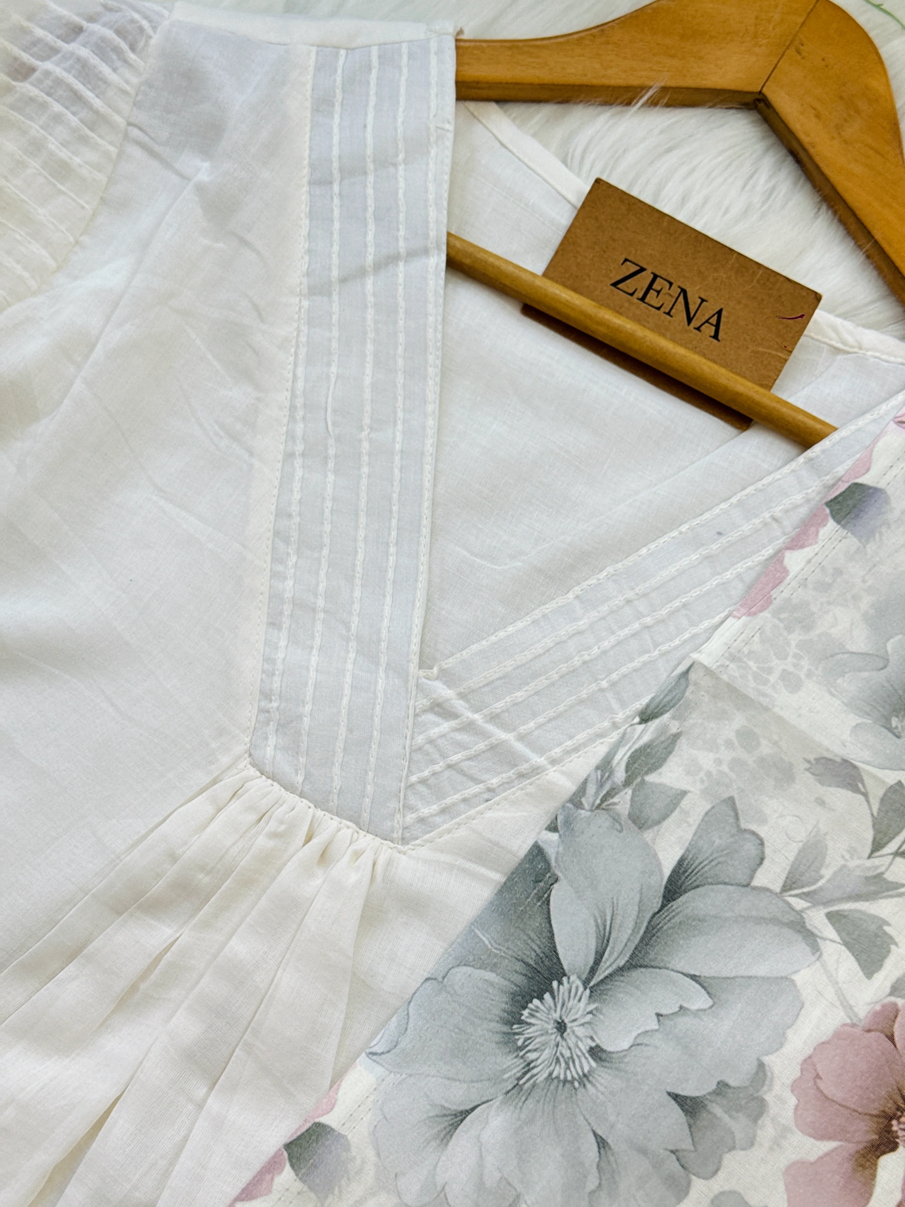 ✨ Mul Cotton Embroidered Kurti Set ✨ - Image 6