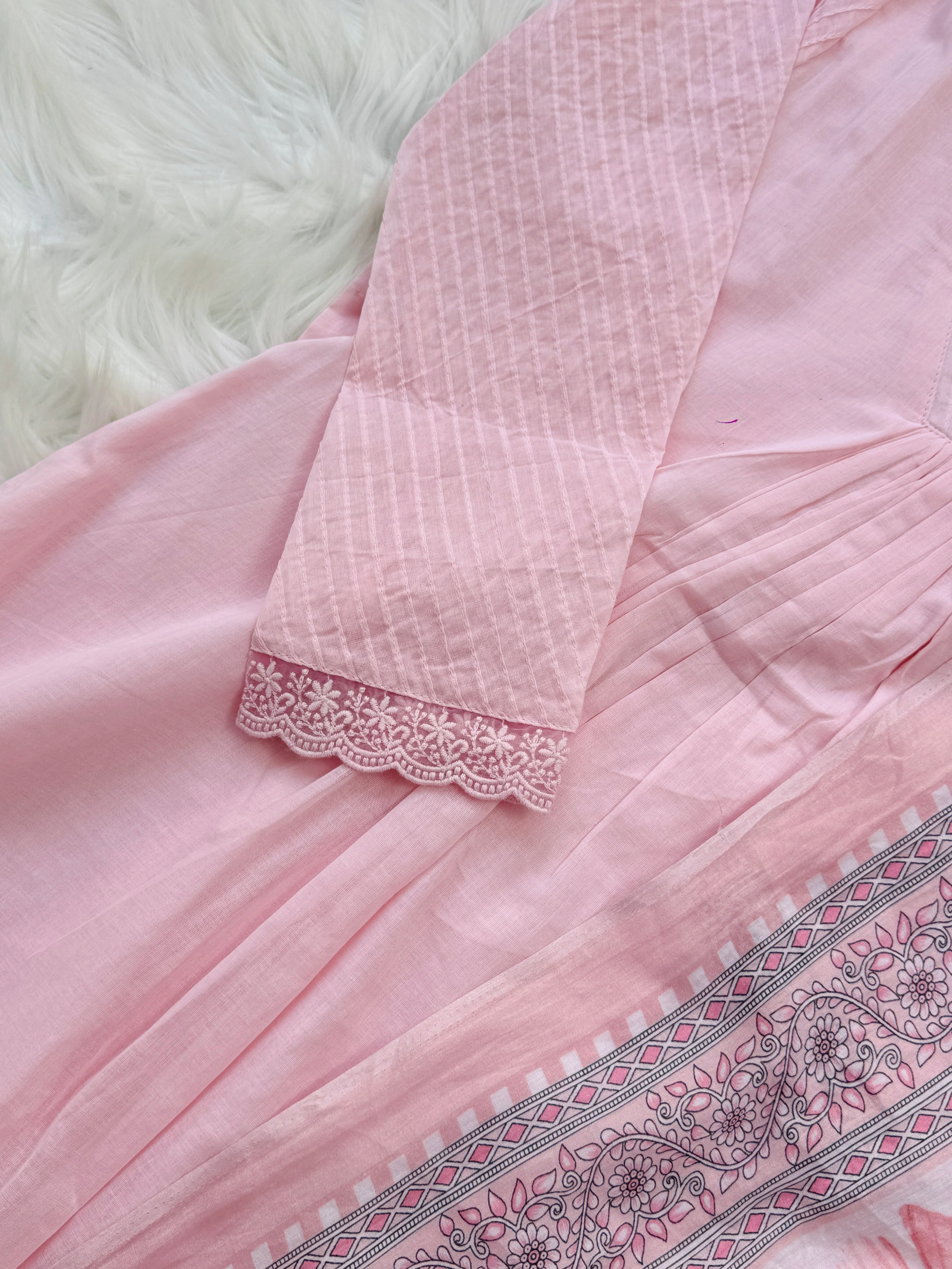 ✨ Mul Cotton Embroidered Kurti Set ✨ - Image 6