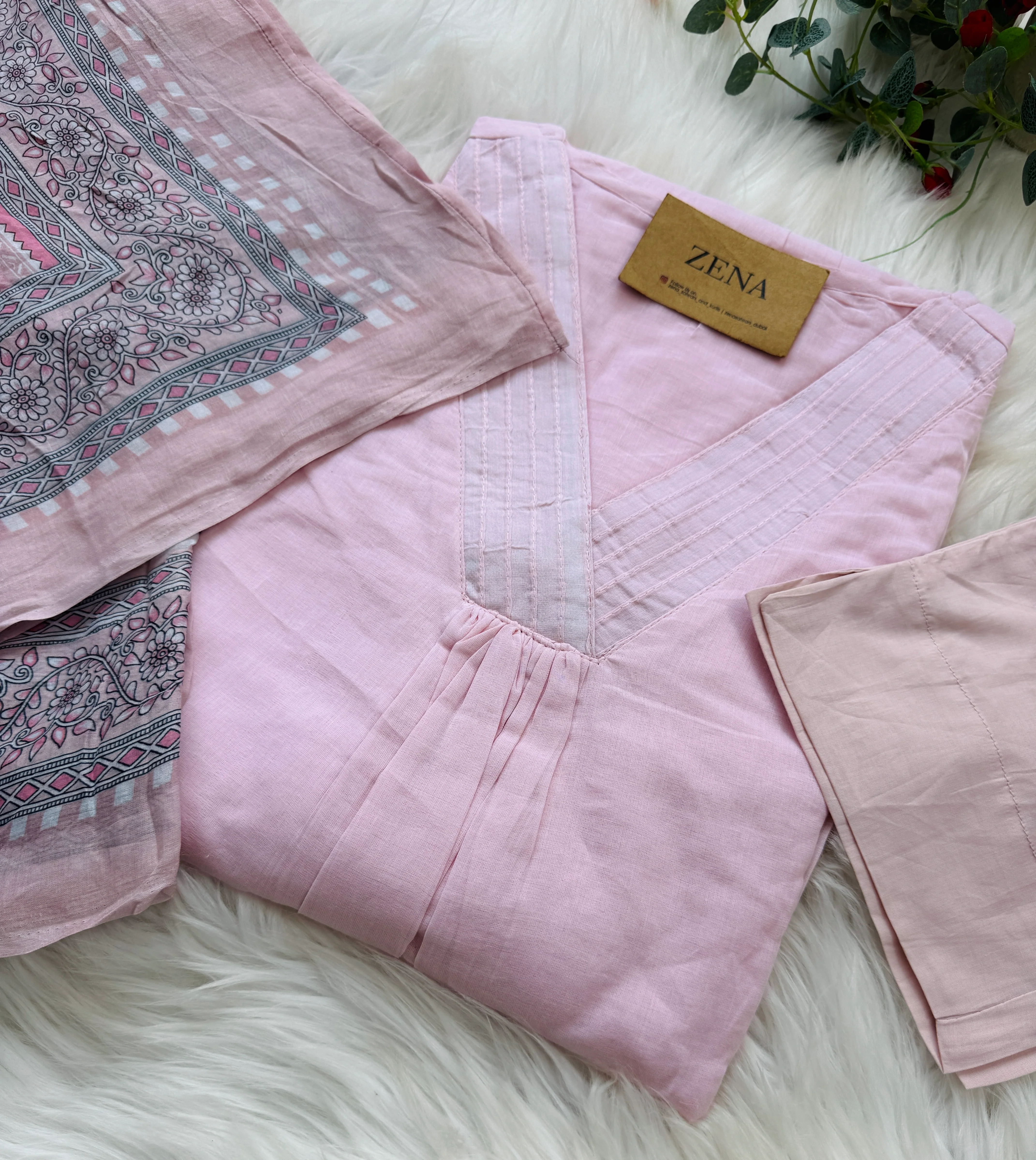 ✨ Mul Cotton Embroidered Kurti Set ✨ - Image 7
