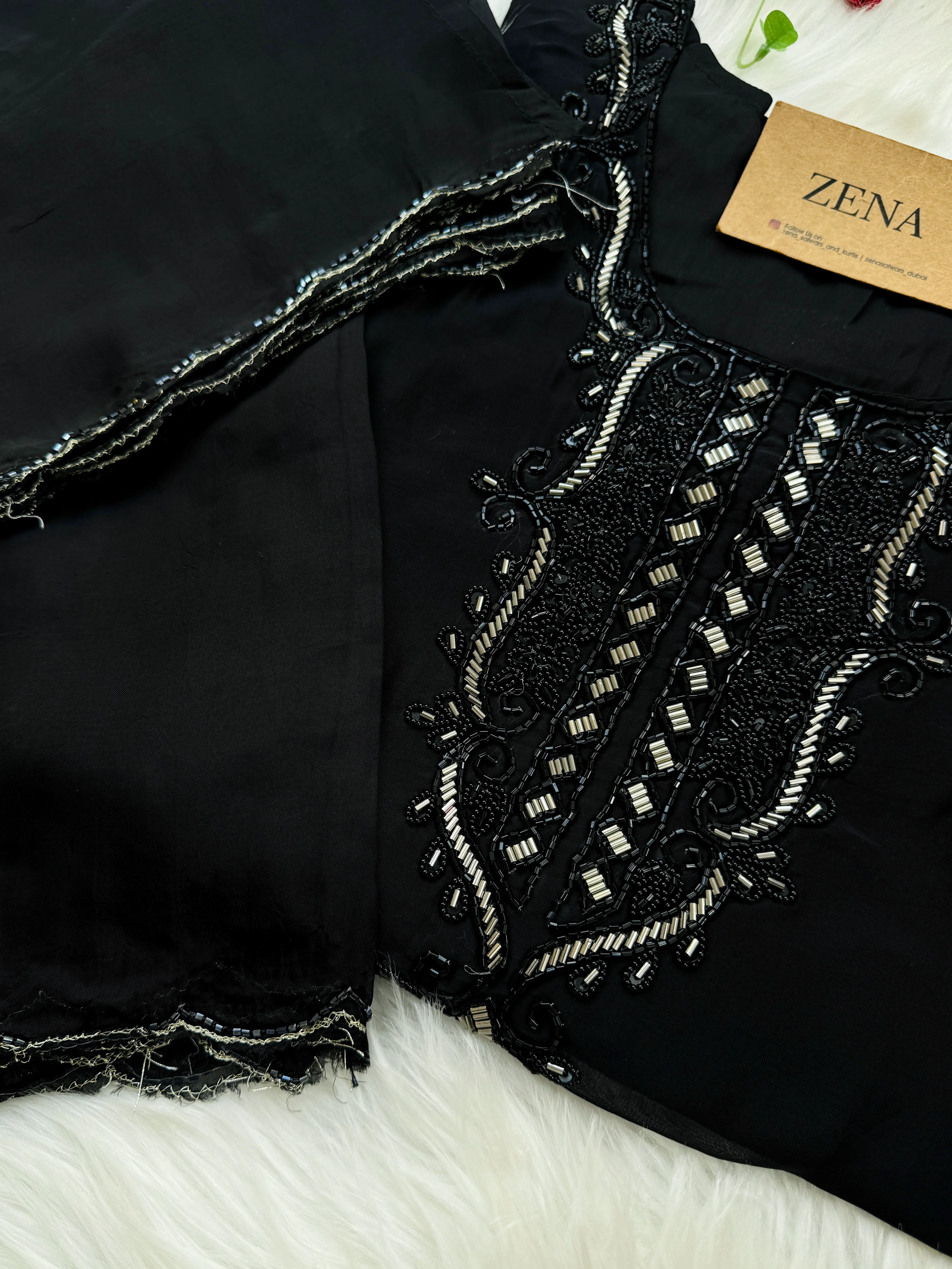 β¨ Organza Handwork Kurti Set β¨ - Image 3