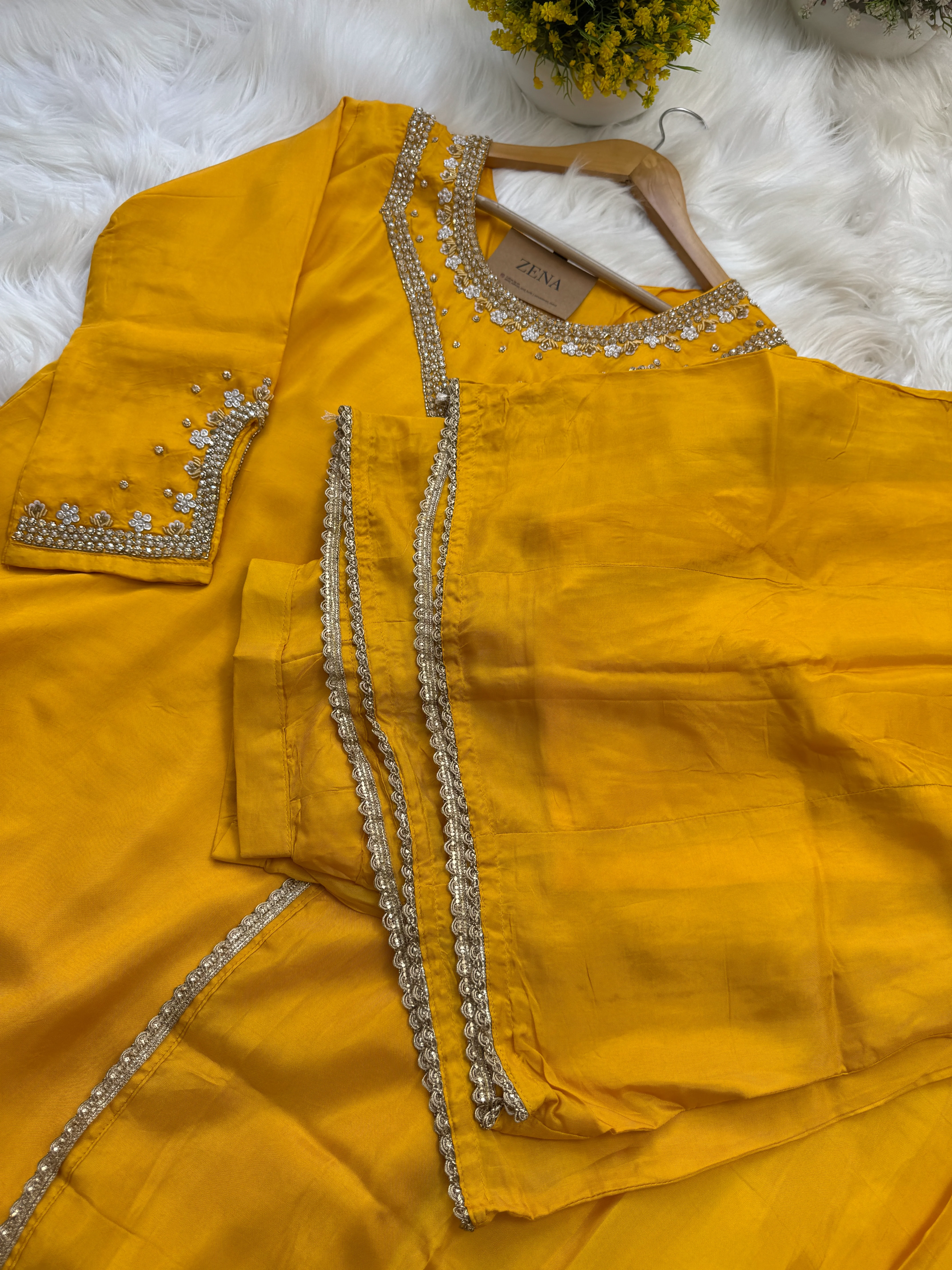 β¨ Organza Handwork Party Wear Set β¨ - Image 7