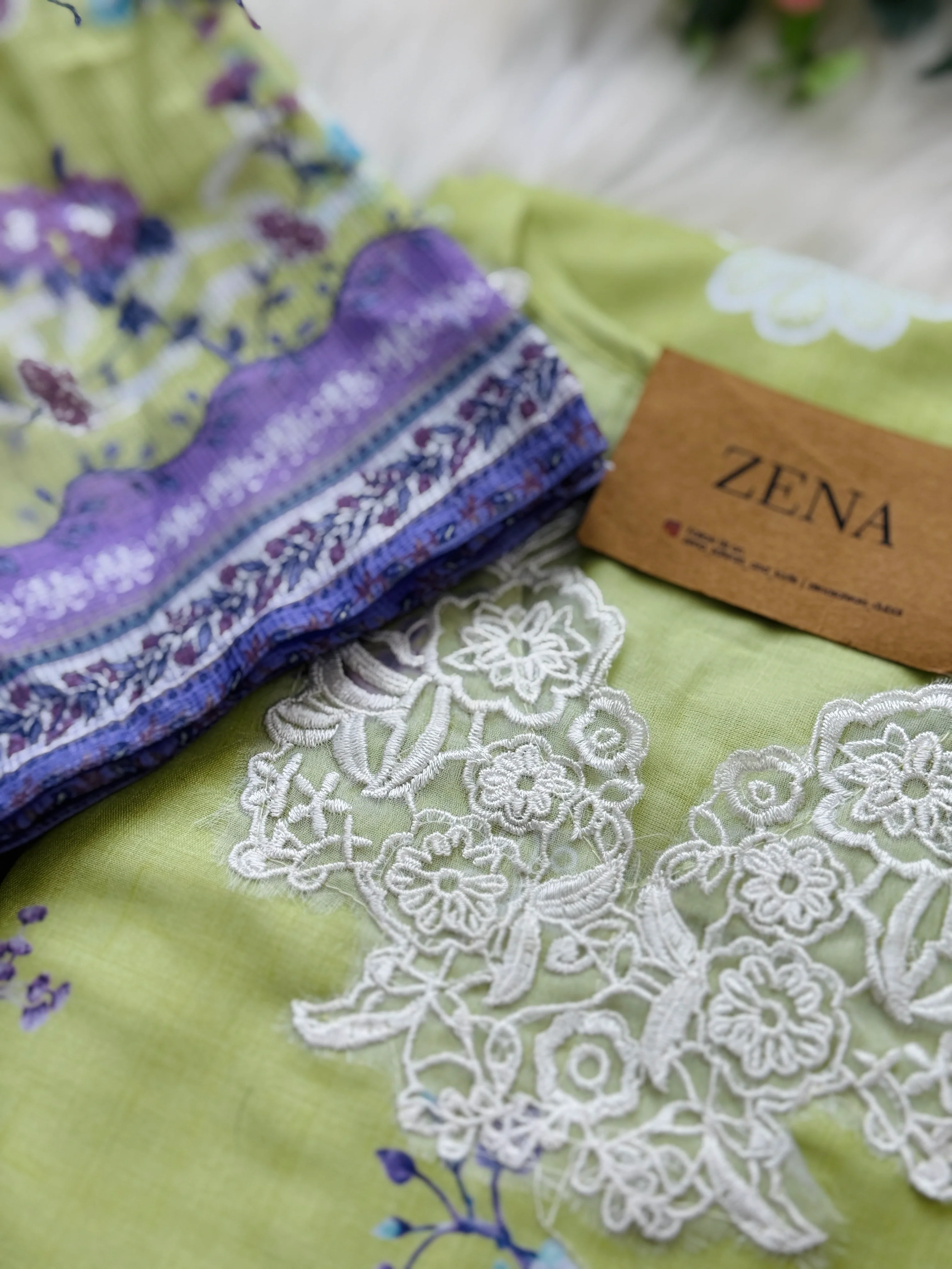 ✨ Pakistani Embroidered Cotton Kurti Set ✨ - Image 6