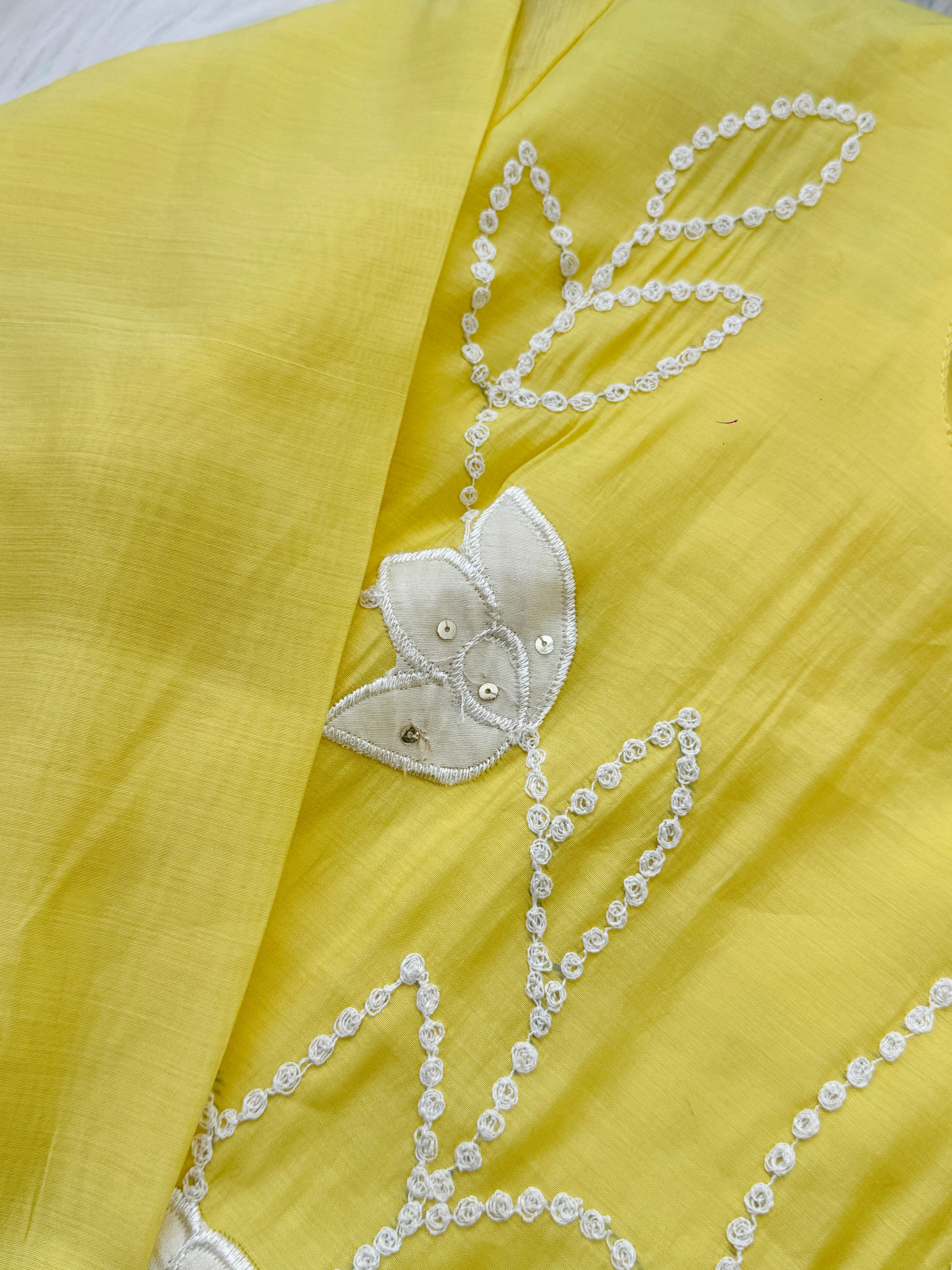 ✨ Premium Mul Chanderi Embroidered Kurti Set ✨ - Image 8