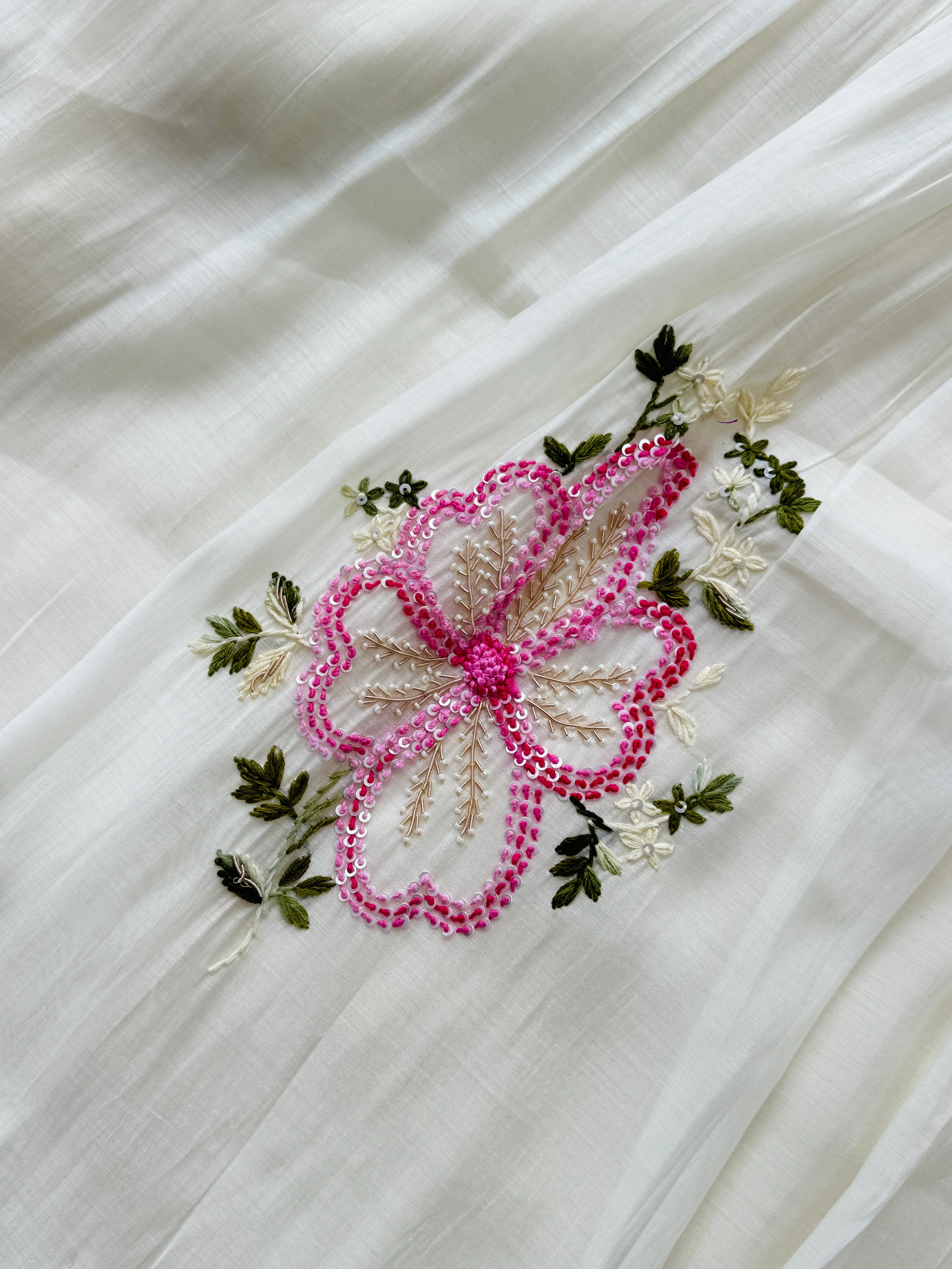 β¨ Premium Mul Chanderi Hand-Detailed Anarkali Set β¨ - Image 7