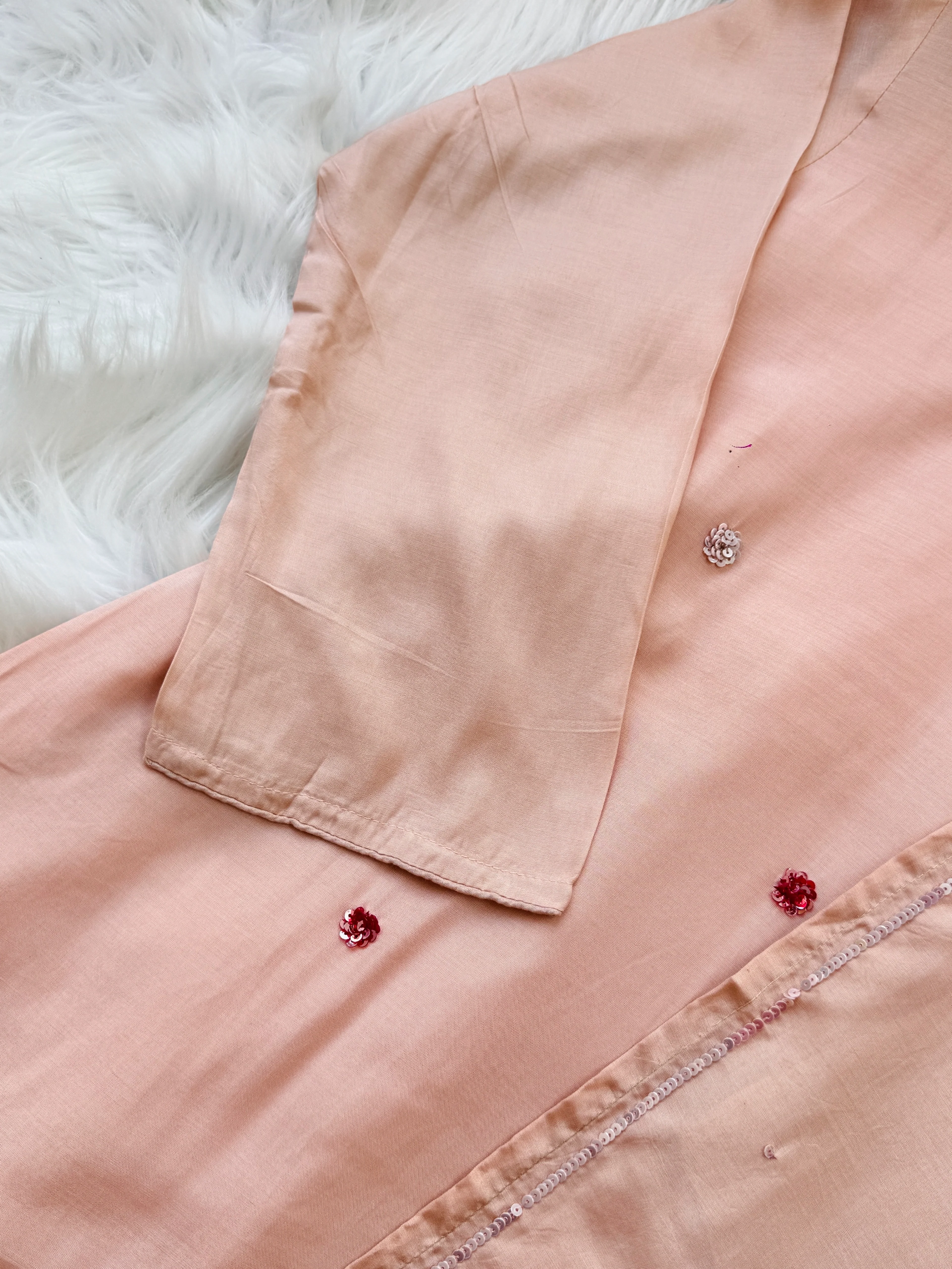 ✨ Premium Mul Chanderi Hand Detailed Kurti Set ✨ - Image 5
