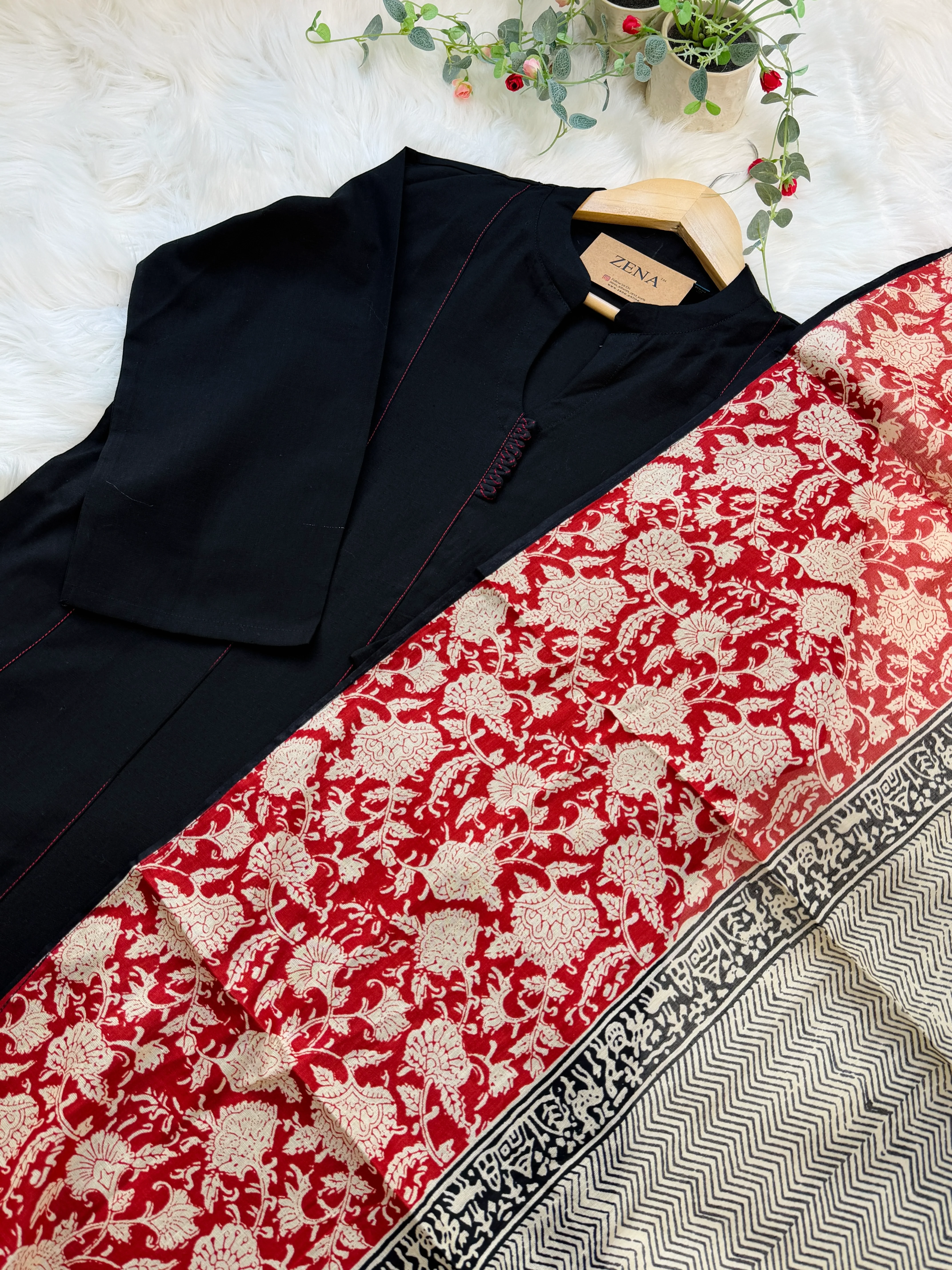 ✨ Pure Cotton A-Line Kurti Set ✨ - Image 5
