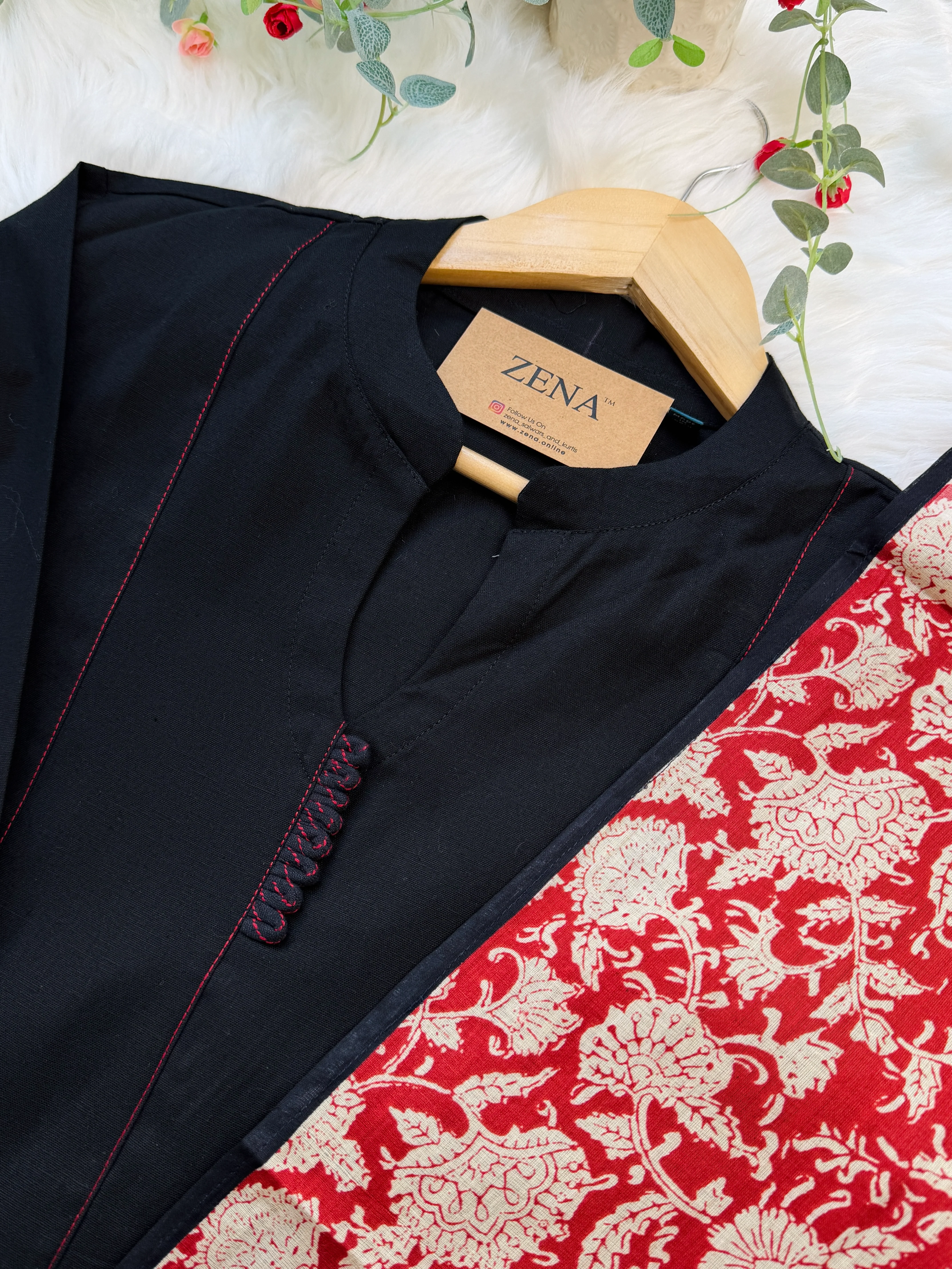 ✨ Pure Cotton A-Line Kurti Set ✨ - Image 7