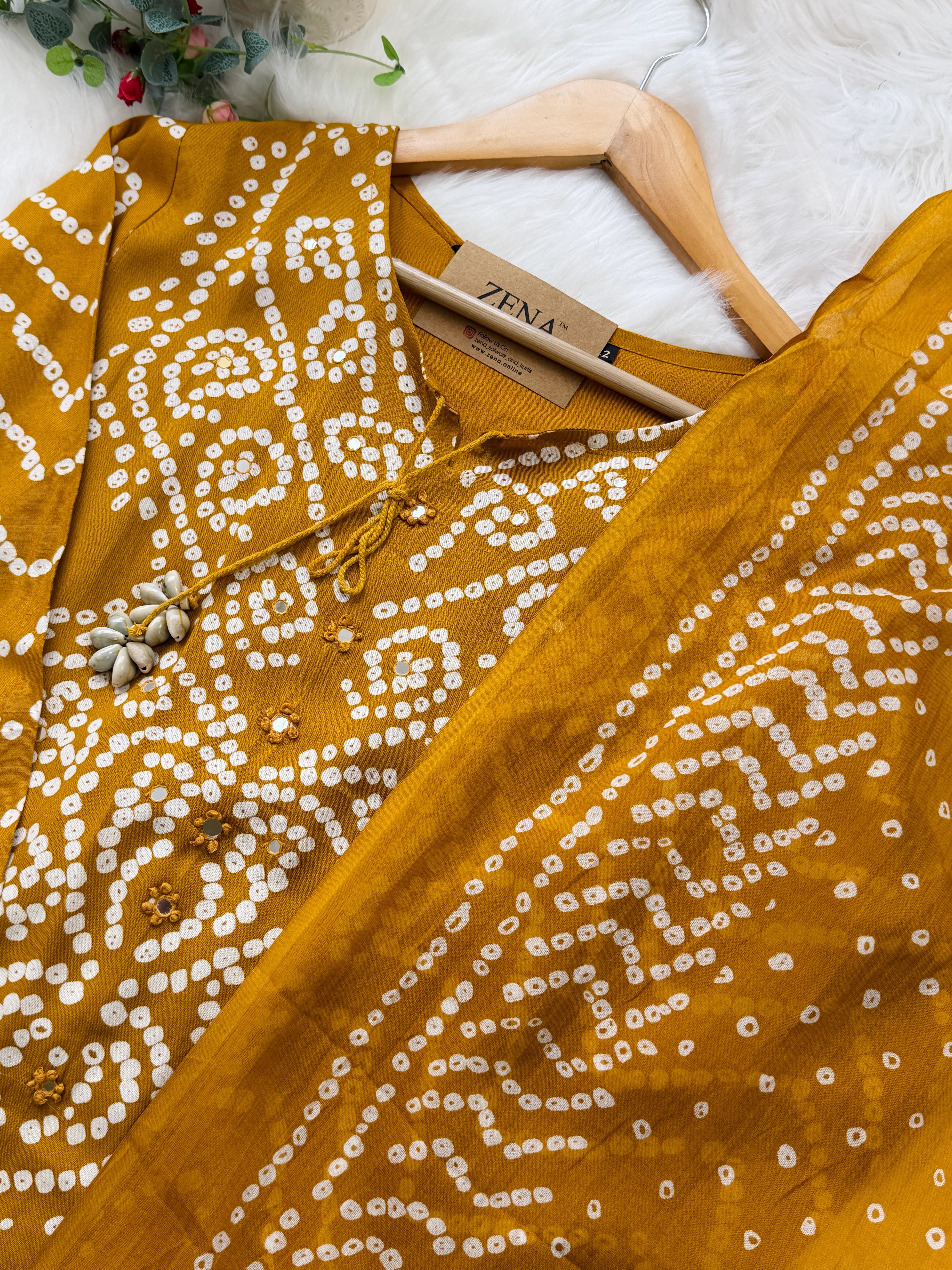 ✨ Pure Cotton A-Line Kurti Set ✨ - Image 6