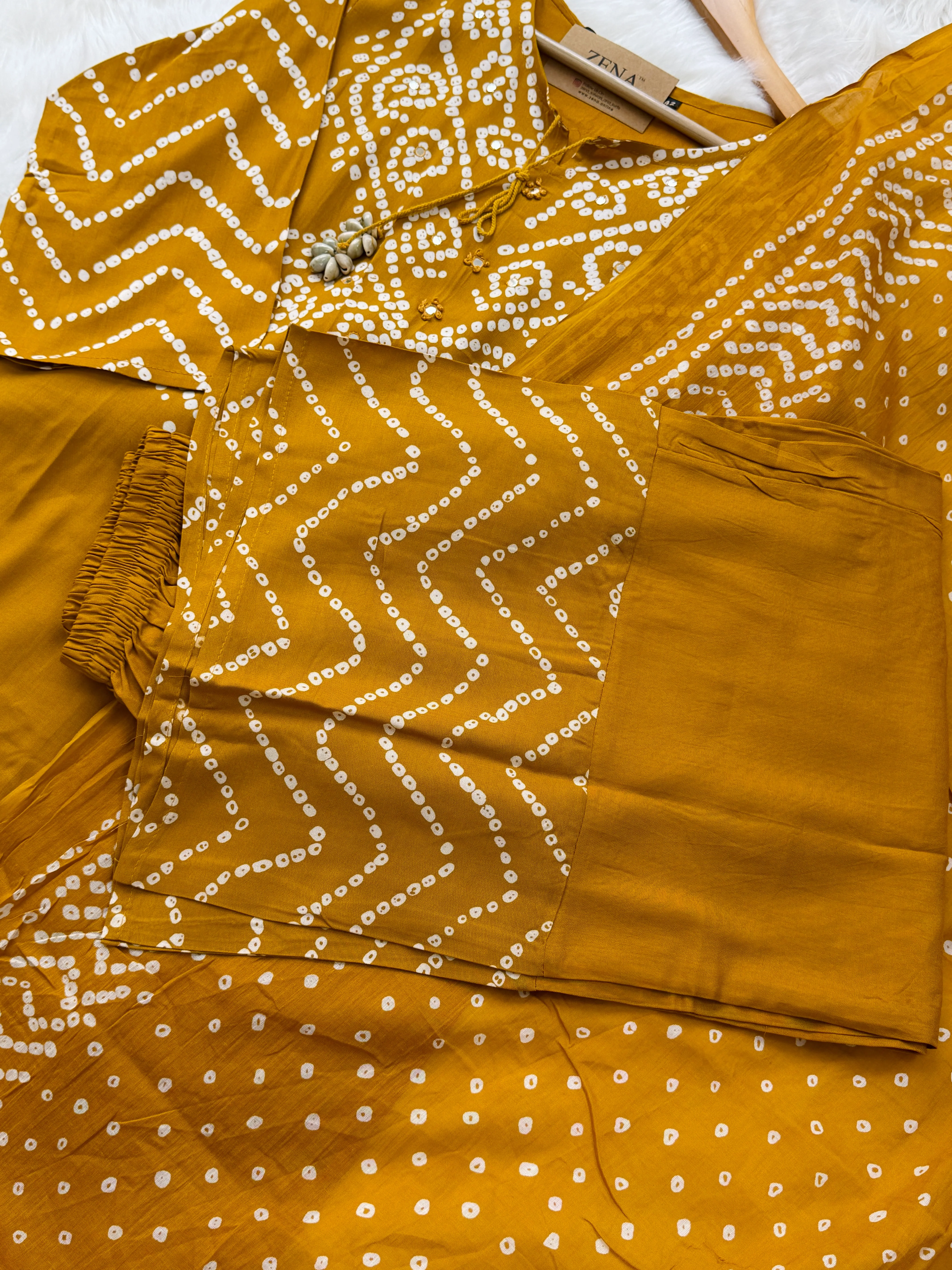 ✨ Pure Cotton A-Line Kurti Set ✨ - Image 9