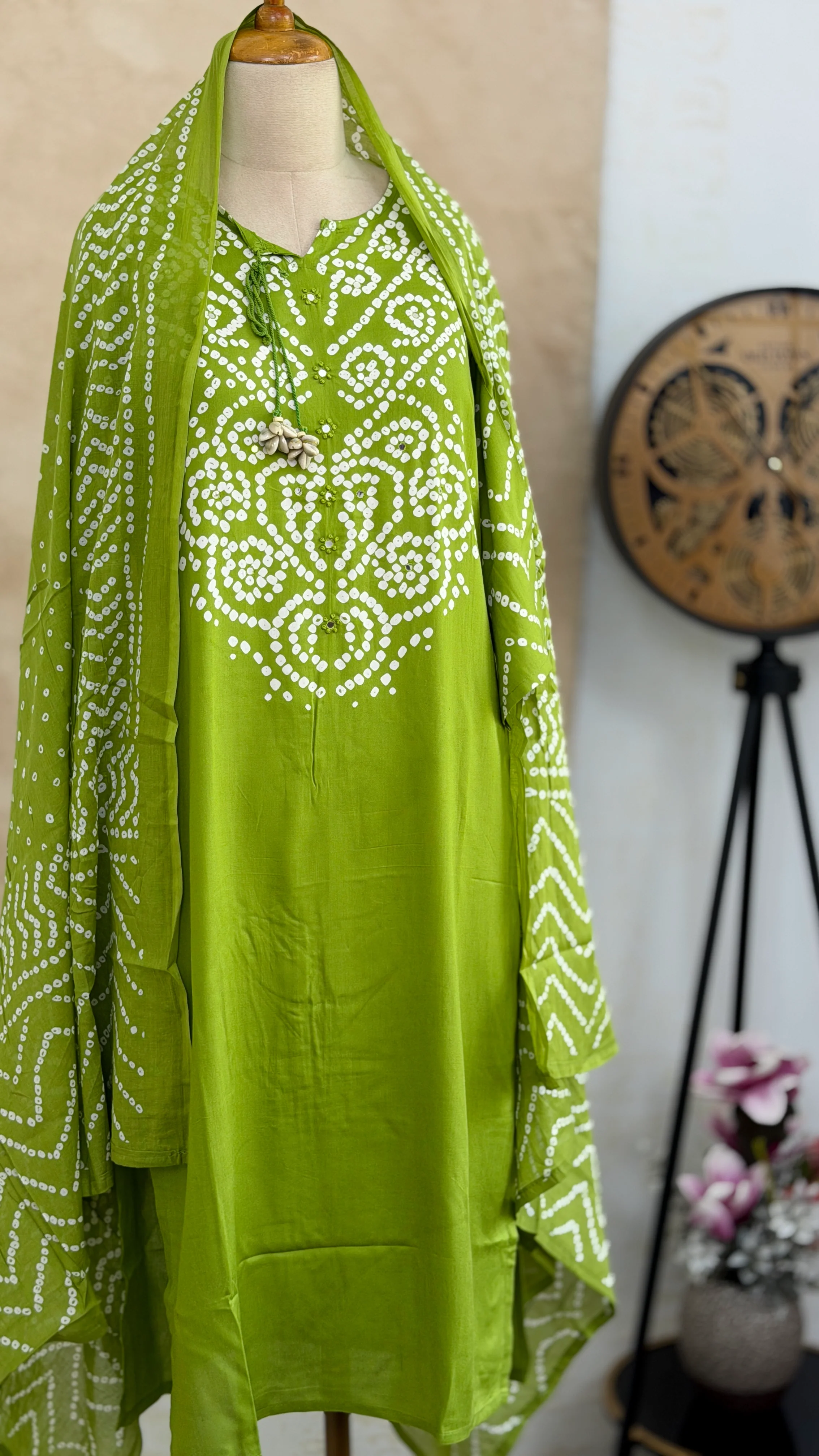 ✨ Pure Cotton A-Line Kurti Set ✨ - Image 2