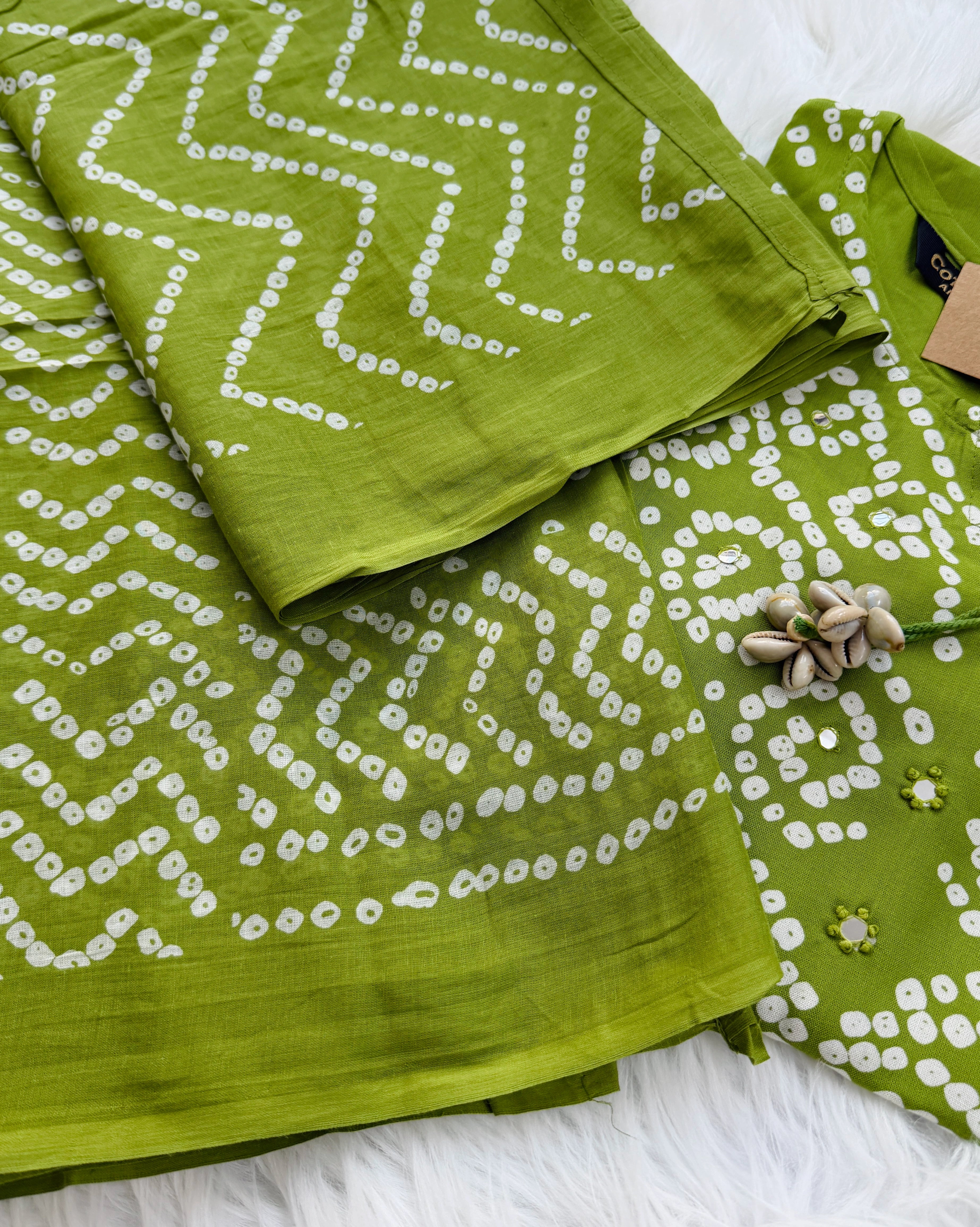 ✨ Pure Cotton A-Line Kurti Set ✨ - Image 3