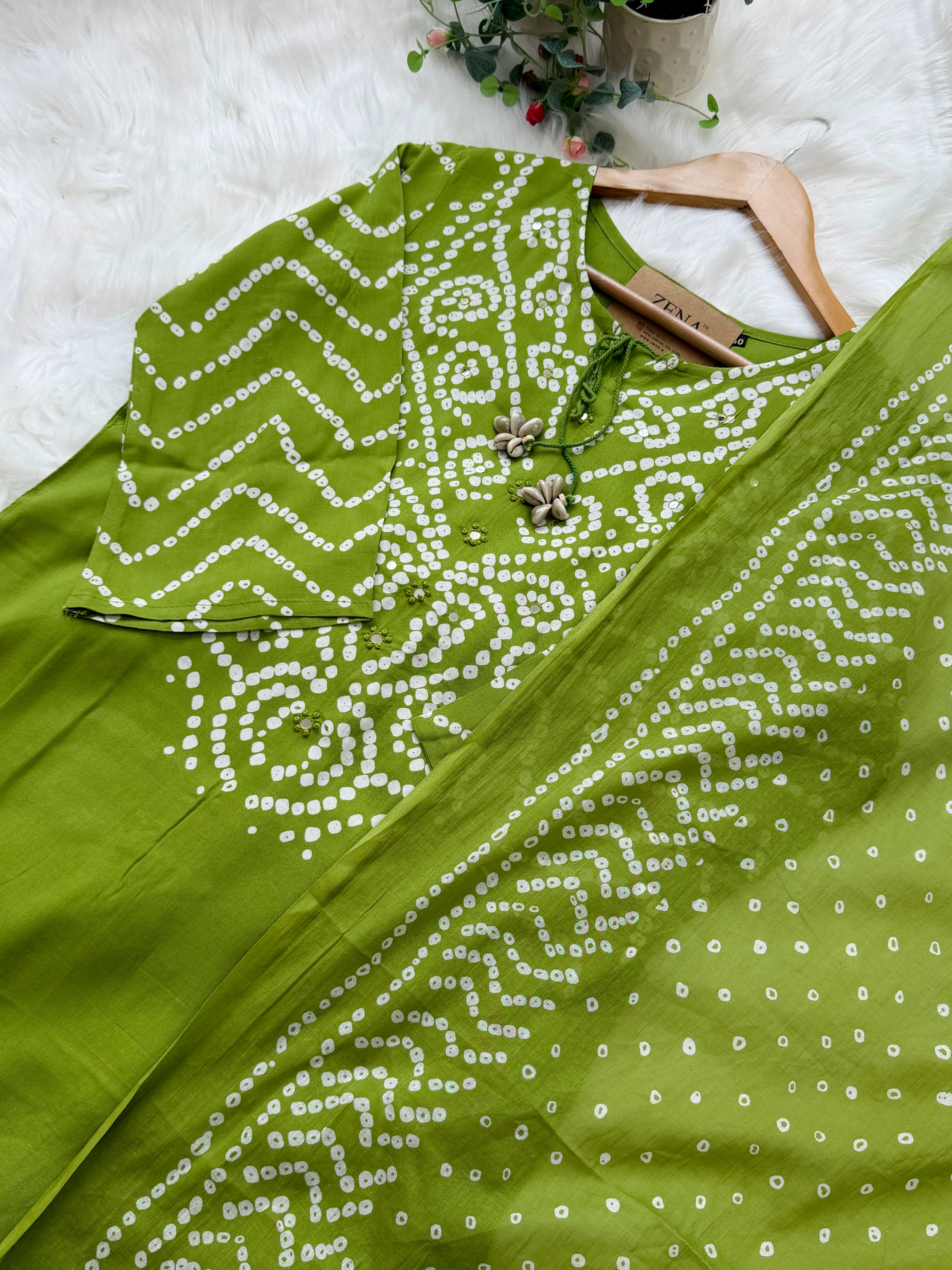 ✨ Pure Cotton A-Line Kurti Set ✨ - Image 4
