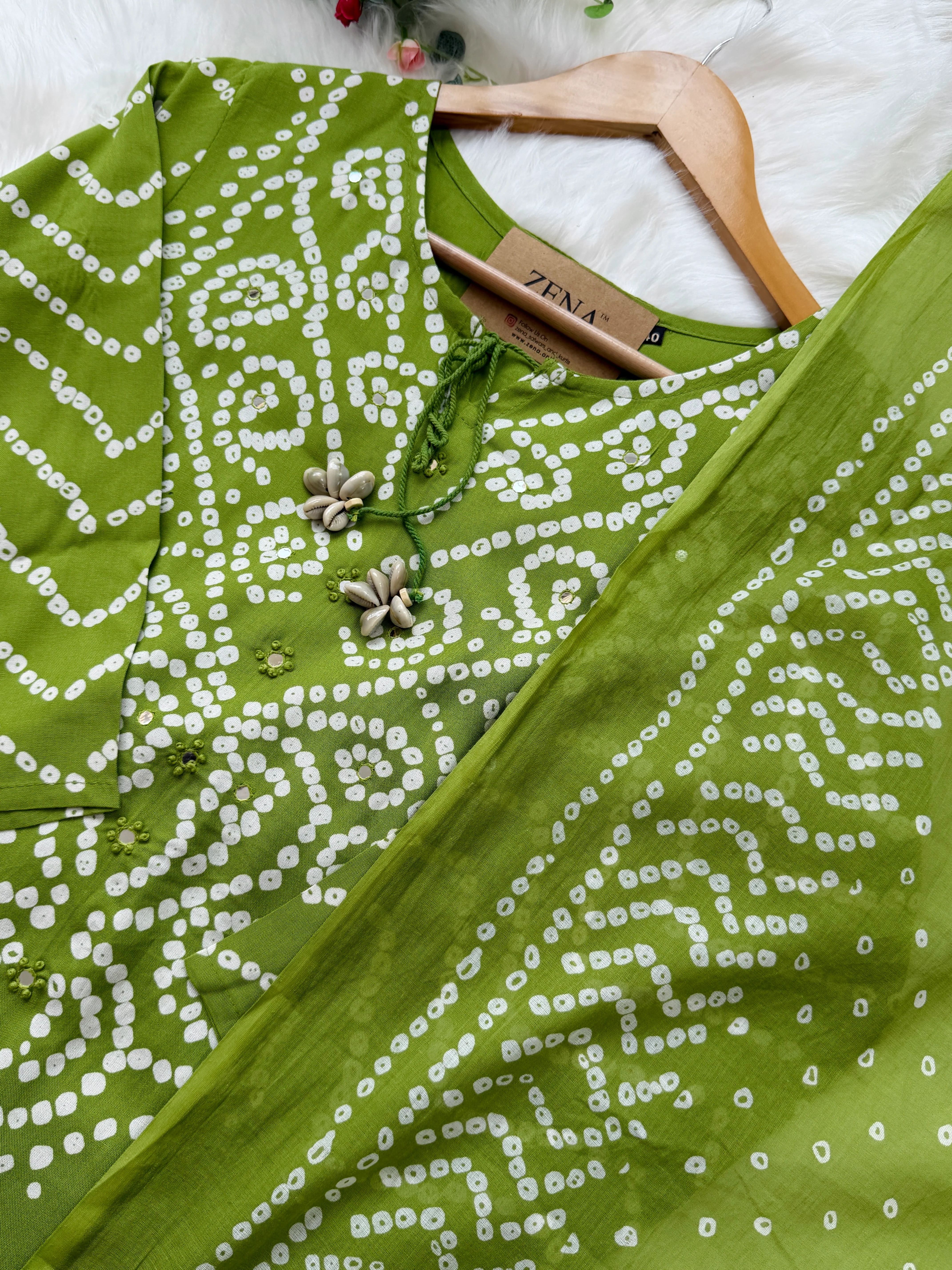 ✨ Pure Cotton A-Line Kurti Set ✨ - Image 5