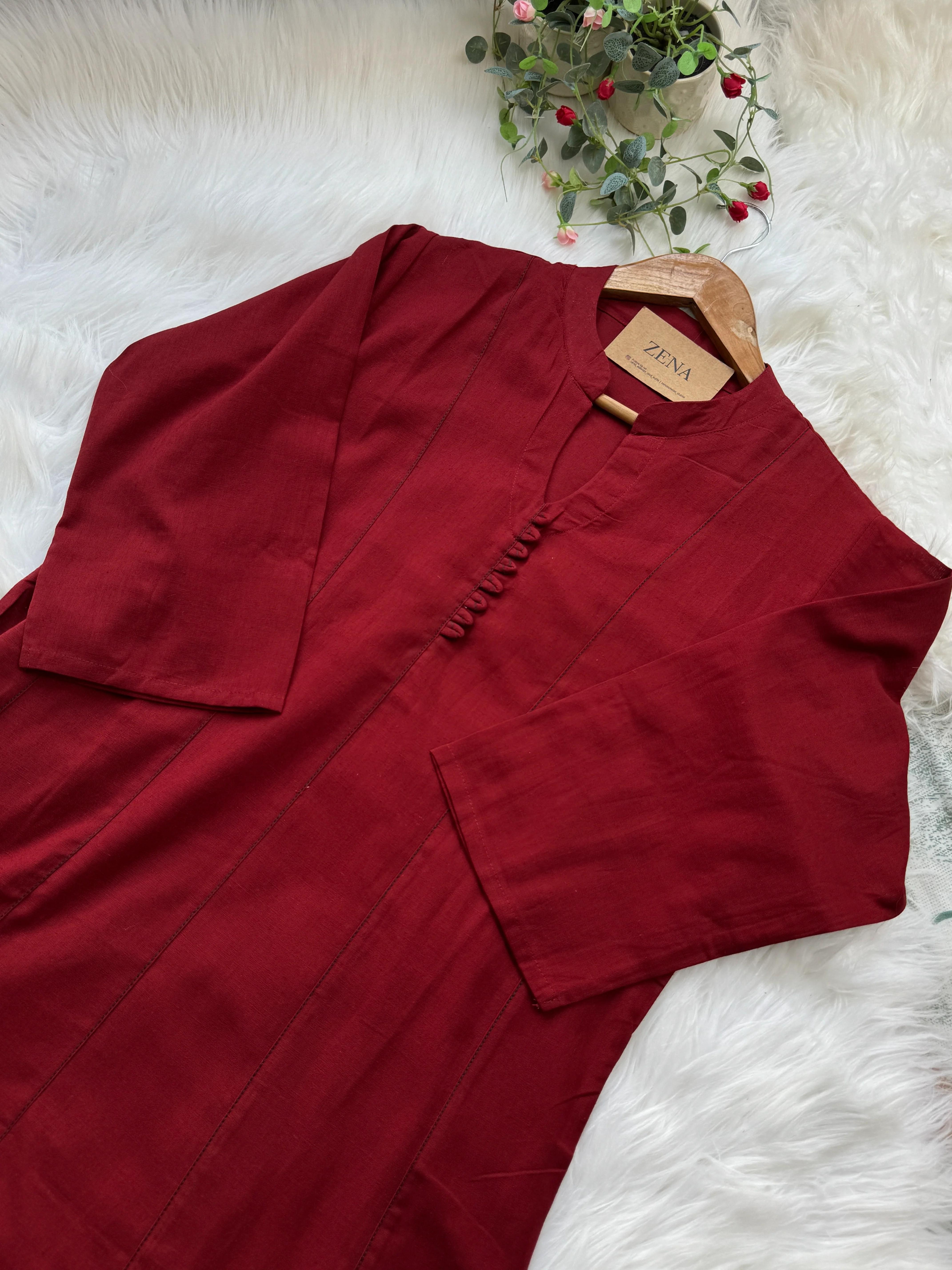 ✨ Pure Cotton A-Line Kurti Set ✨ - Image 4