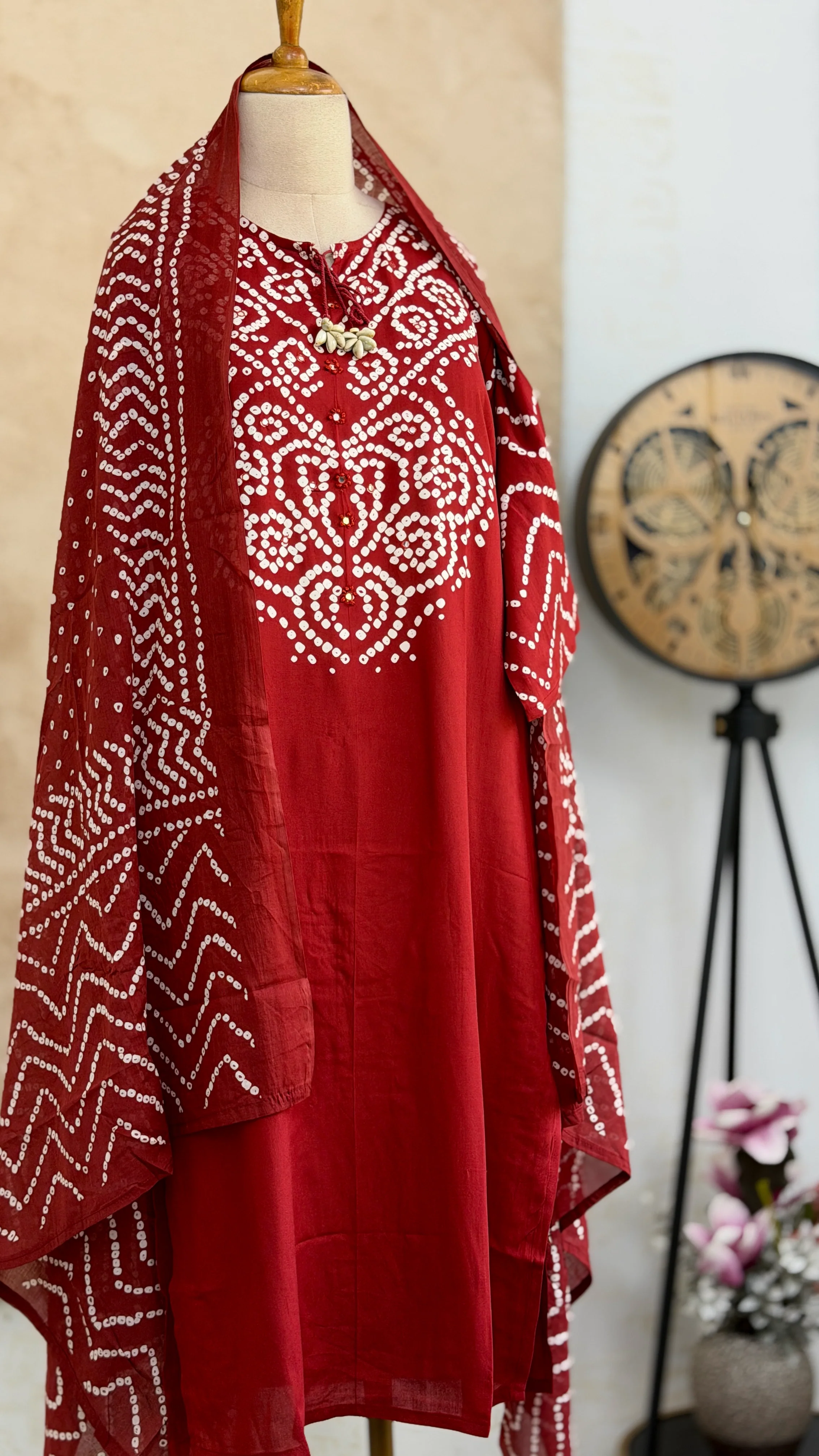 ✨ Pure Cotton A-Line Kurti Set ✨ - Image 2