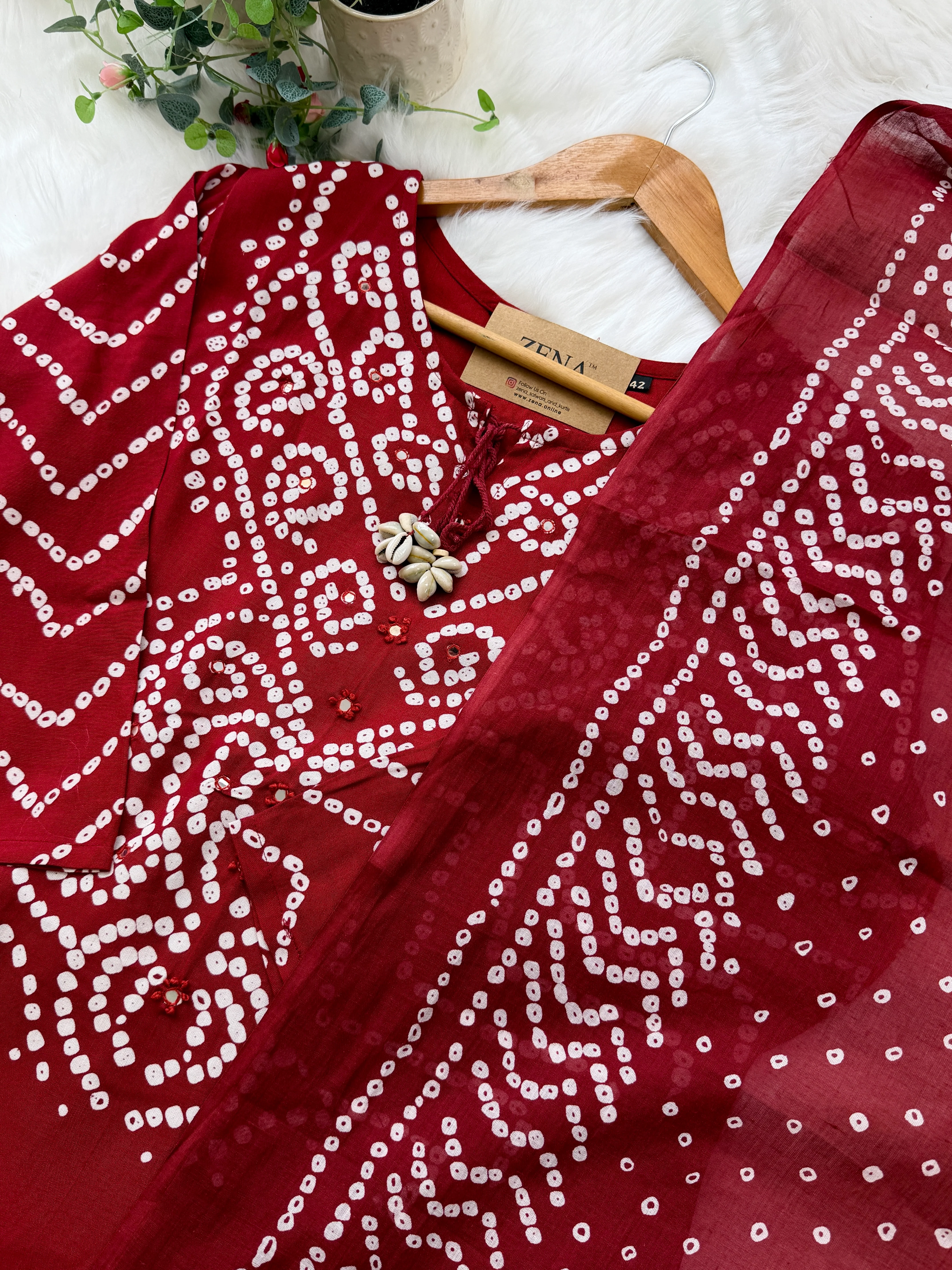 ✨ Pure Cotton A-Line Kurti Set ✨ - Image 4