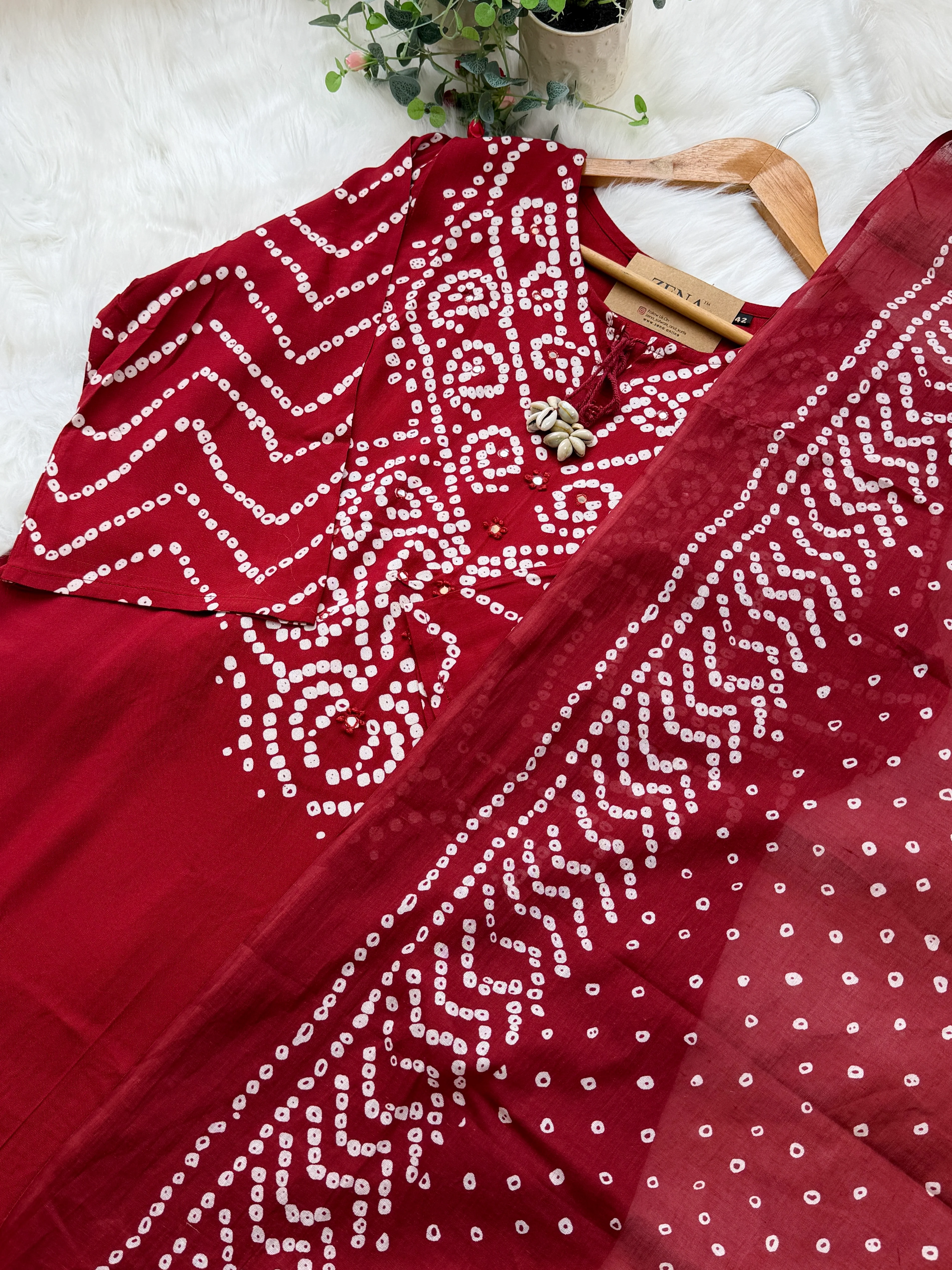 ✨ Pure Cotton A-Line Kurti Set ✨ - Image 7
